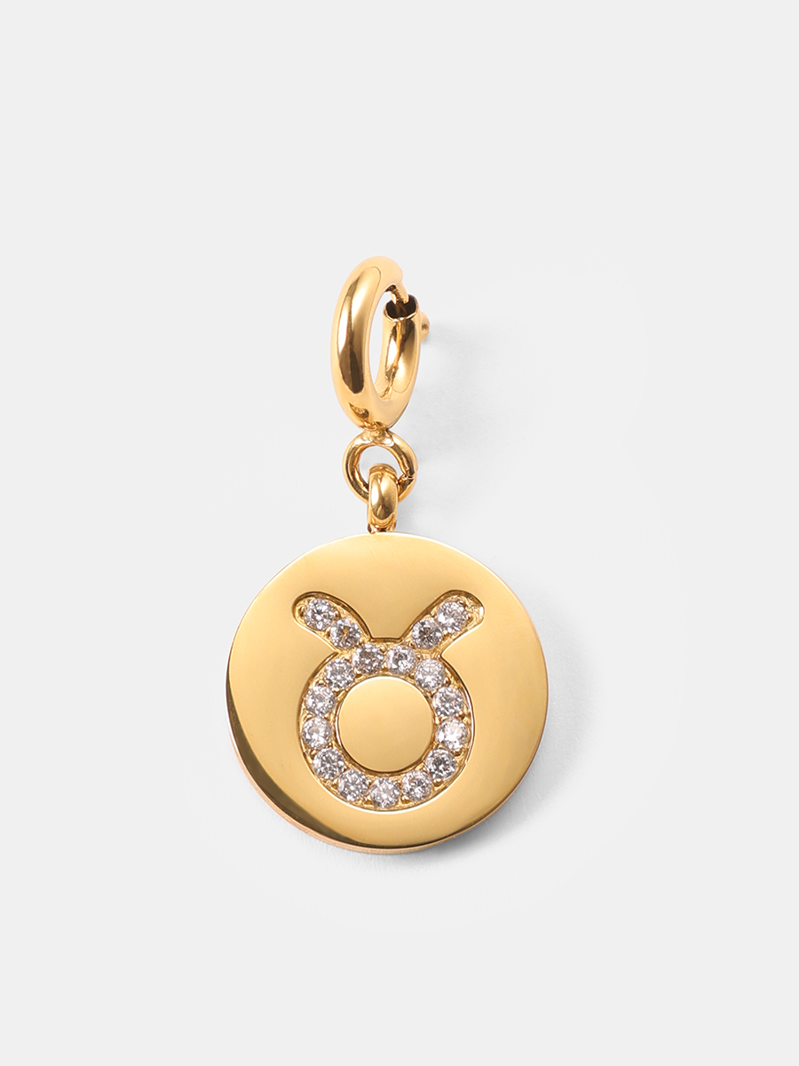 Twinkling Zodiac Ketten-Charm - Taurus