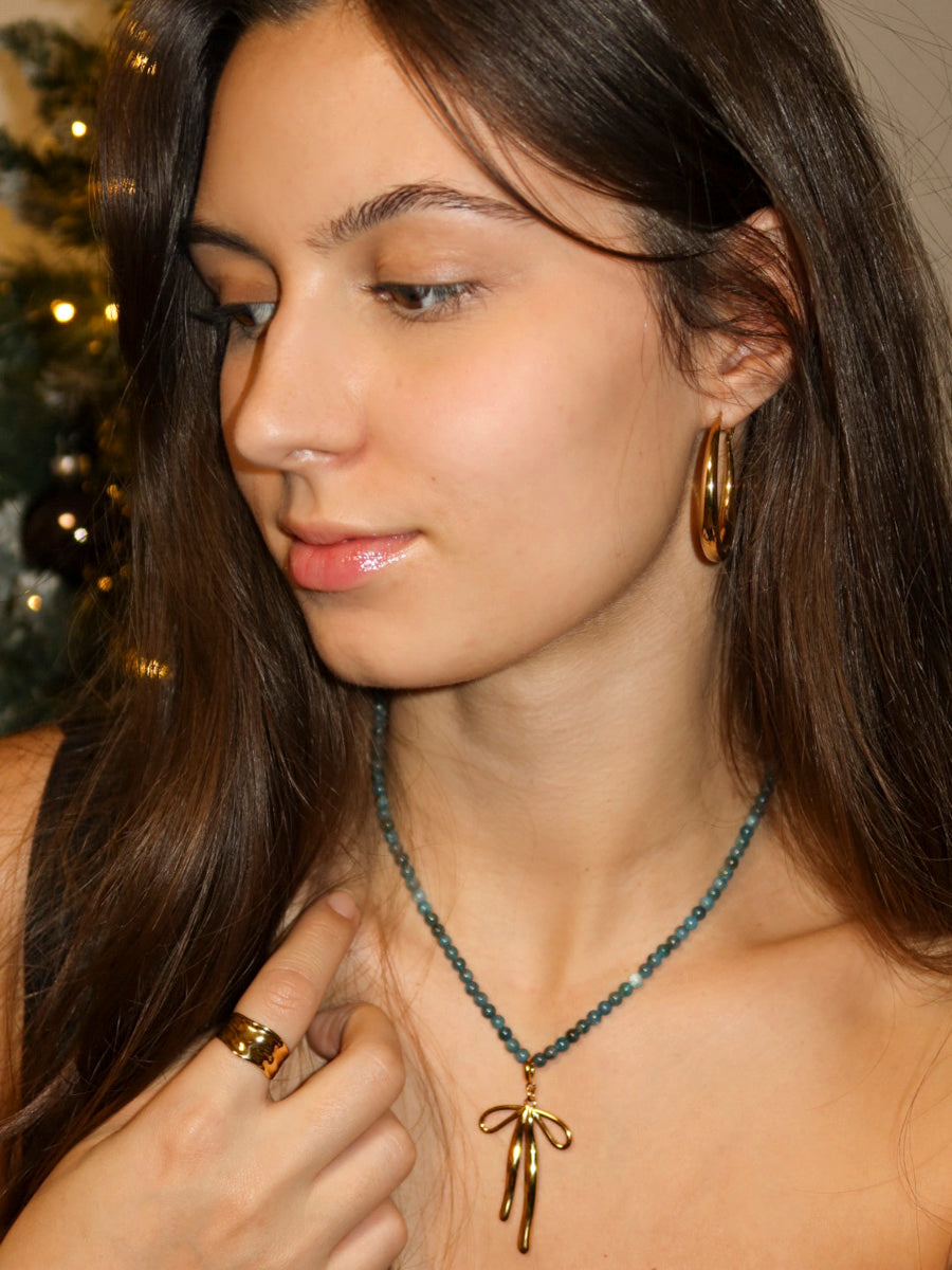 Elegant Bow Ketten-Charm