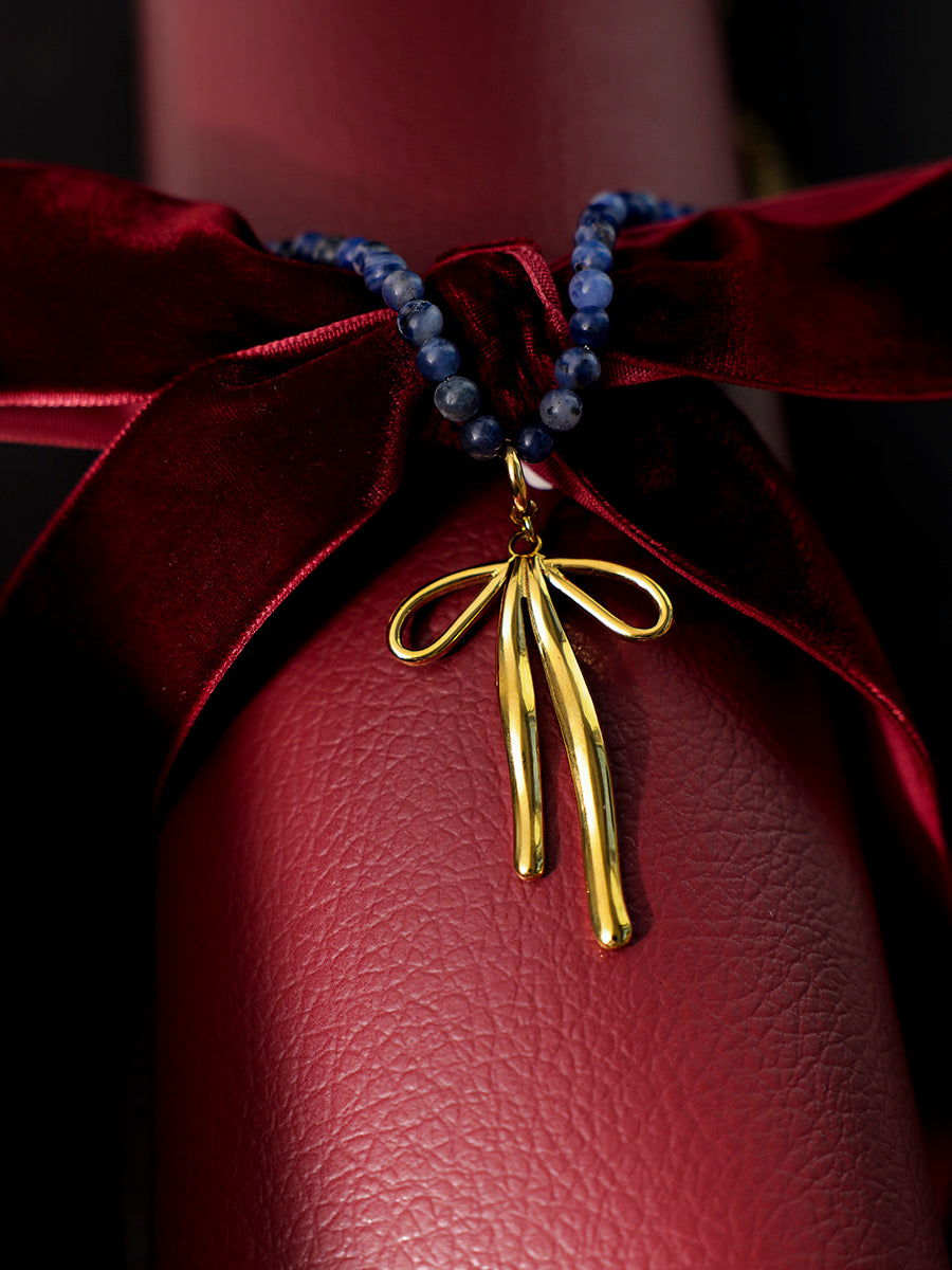 Elegant Bow Ketten-Charm