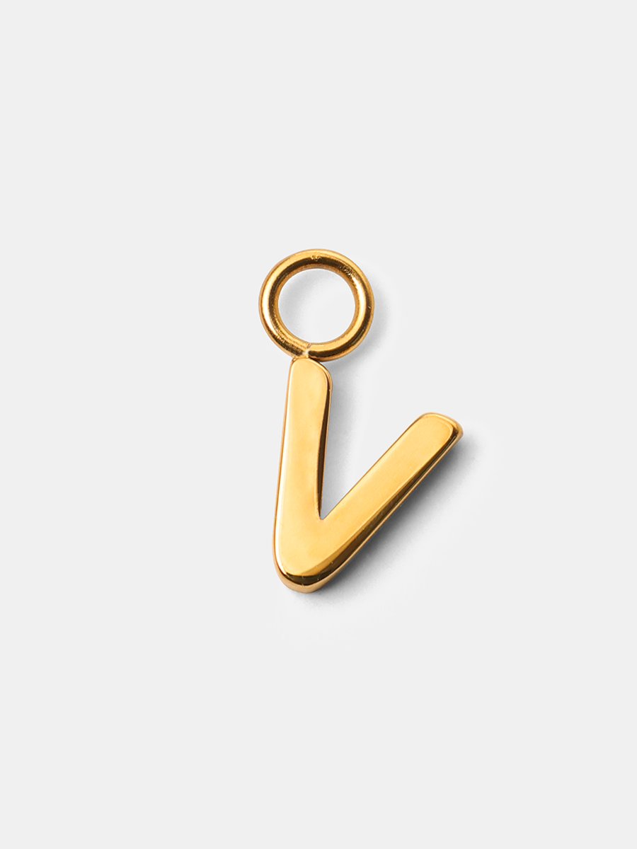 Pure Letter Ohrring-Charms