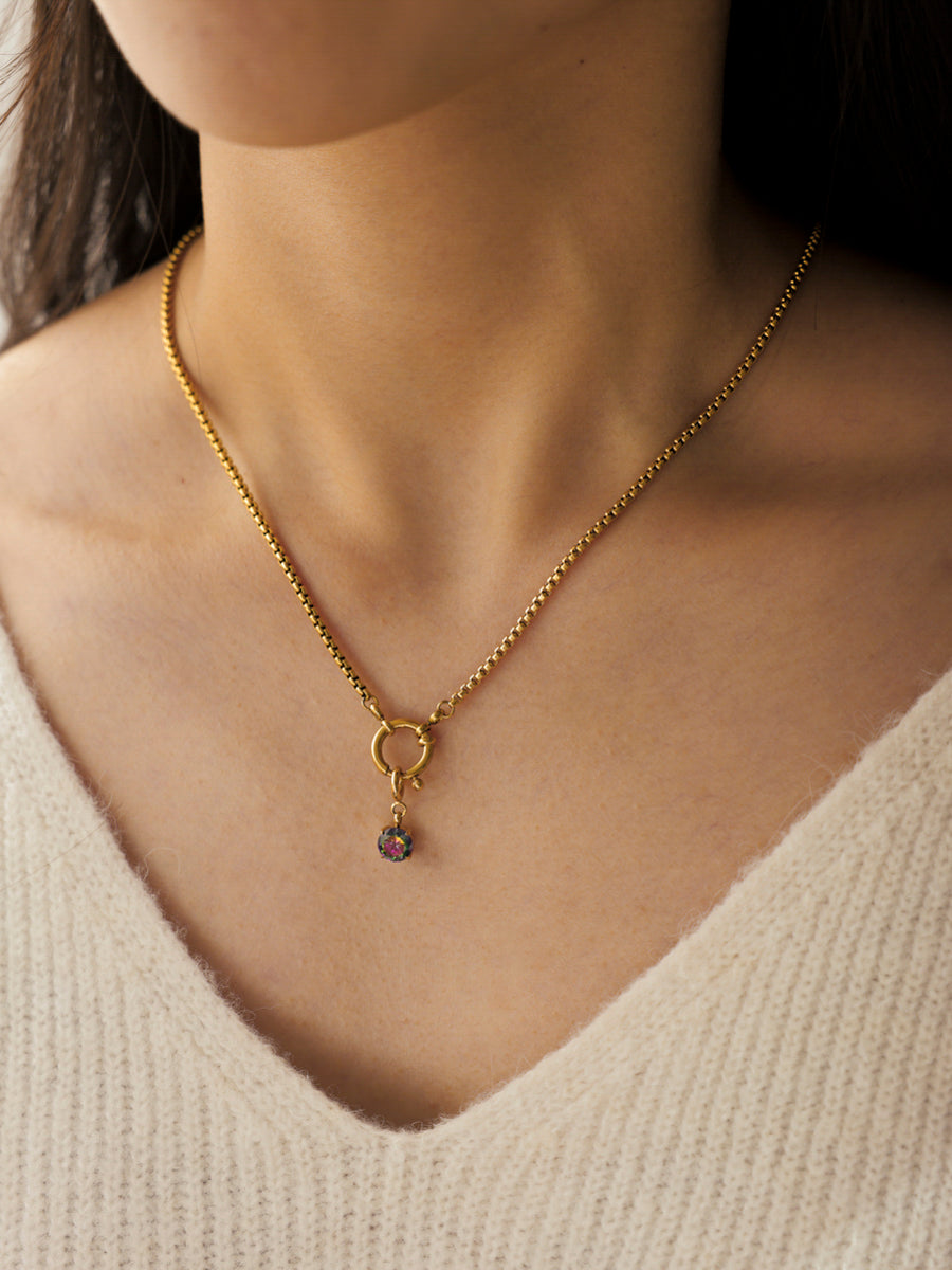 Crystal Delight Aurora Black Ketten-Charm