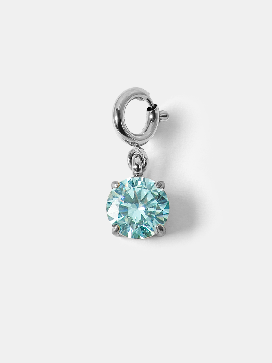 Crystal Delight Light Blue Ketten-Charm