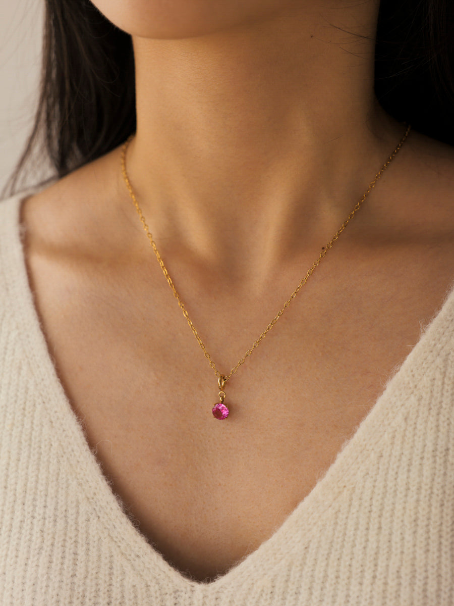 Crystal Delight Ruby Ketten-Charm