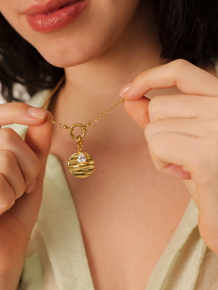 Shine Teardrop Ketten-Charm