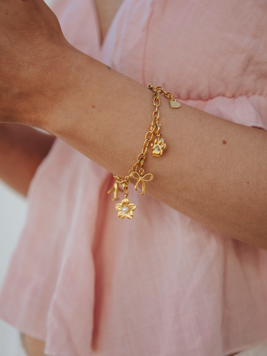 Sweetheart Bow Ketten-Charm