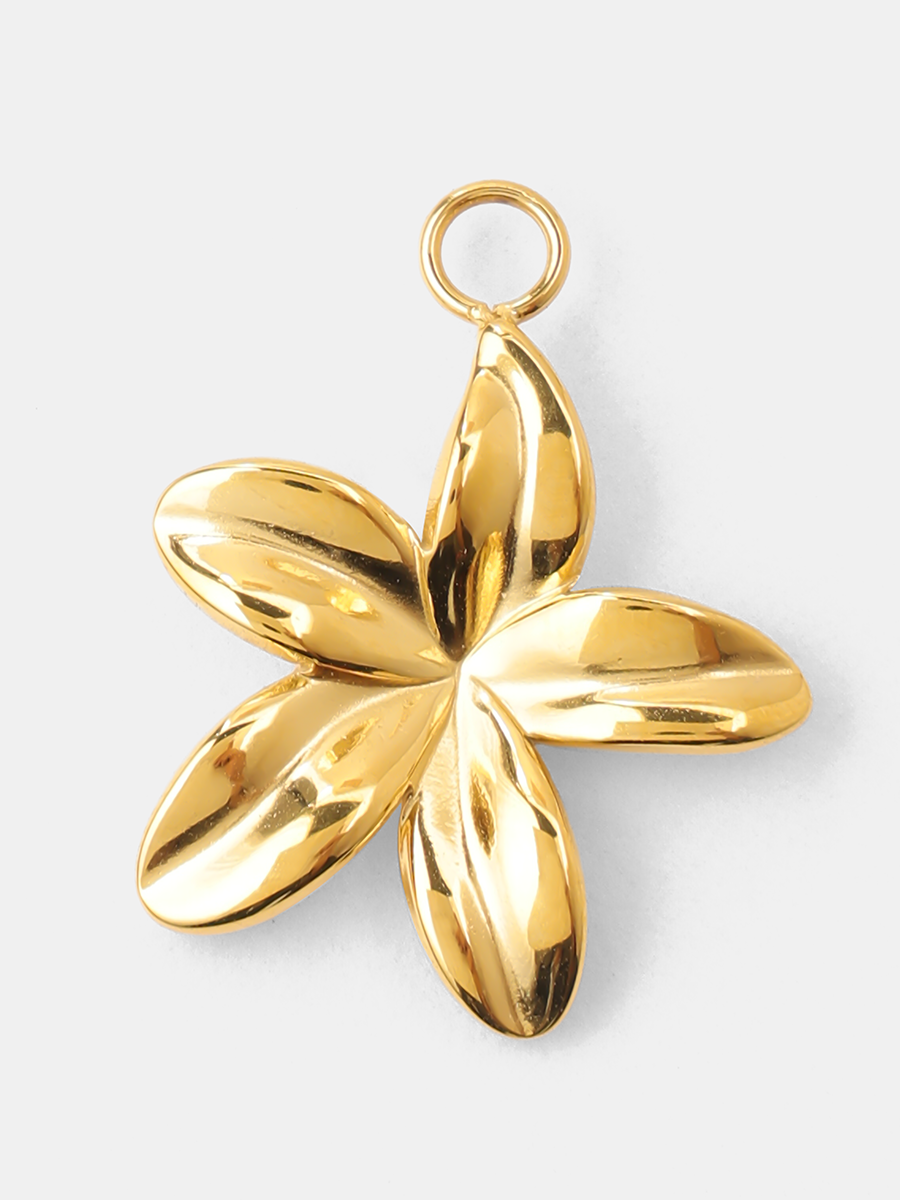 Plumeria Ohrring-Charm