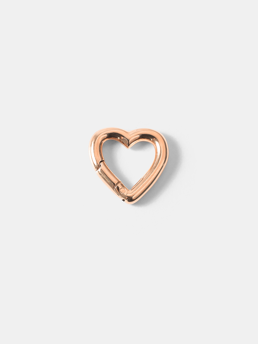 Crush Link Clasp Heart