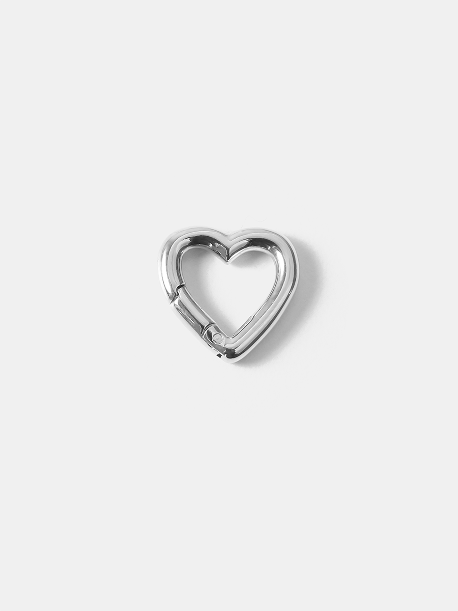 Crush Link Clasp Heart