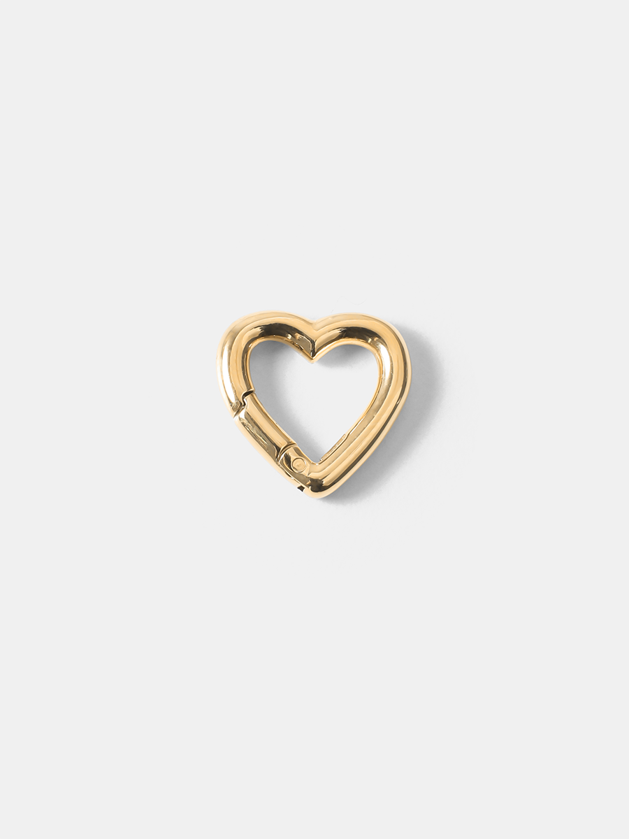 Crush Link Clasp Heart