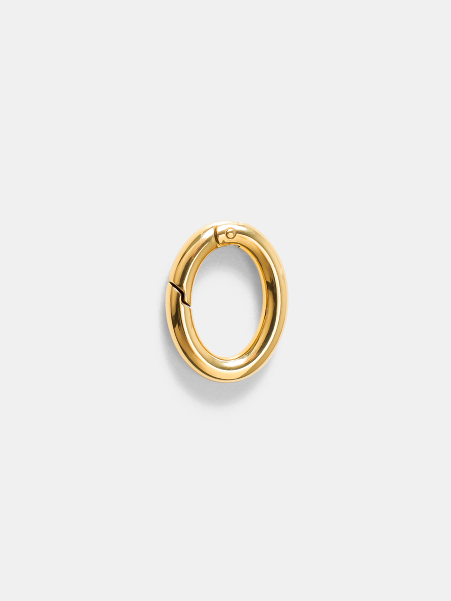 Crush Link Clasp Oval
