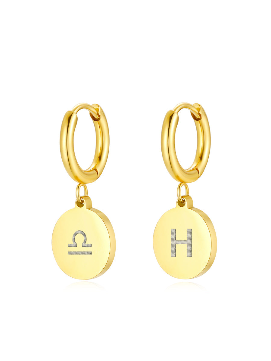 SIMPLICITY OHRRINGE GOLD Engravable