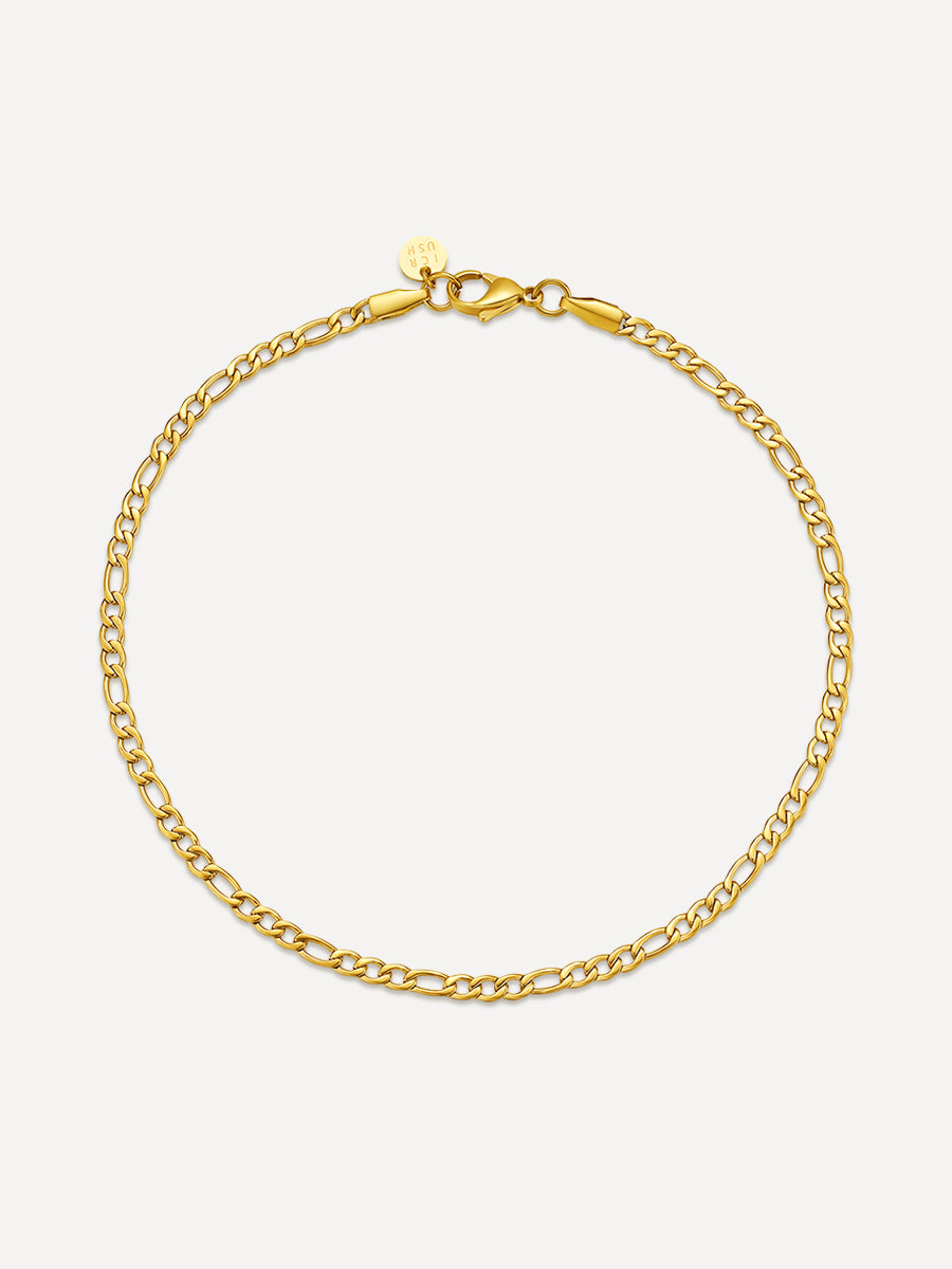 FIGARO STEEL FUSSKETTCHEN Gold
