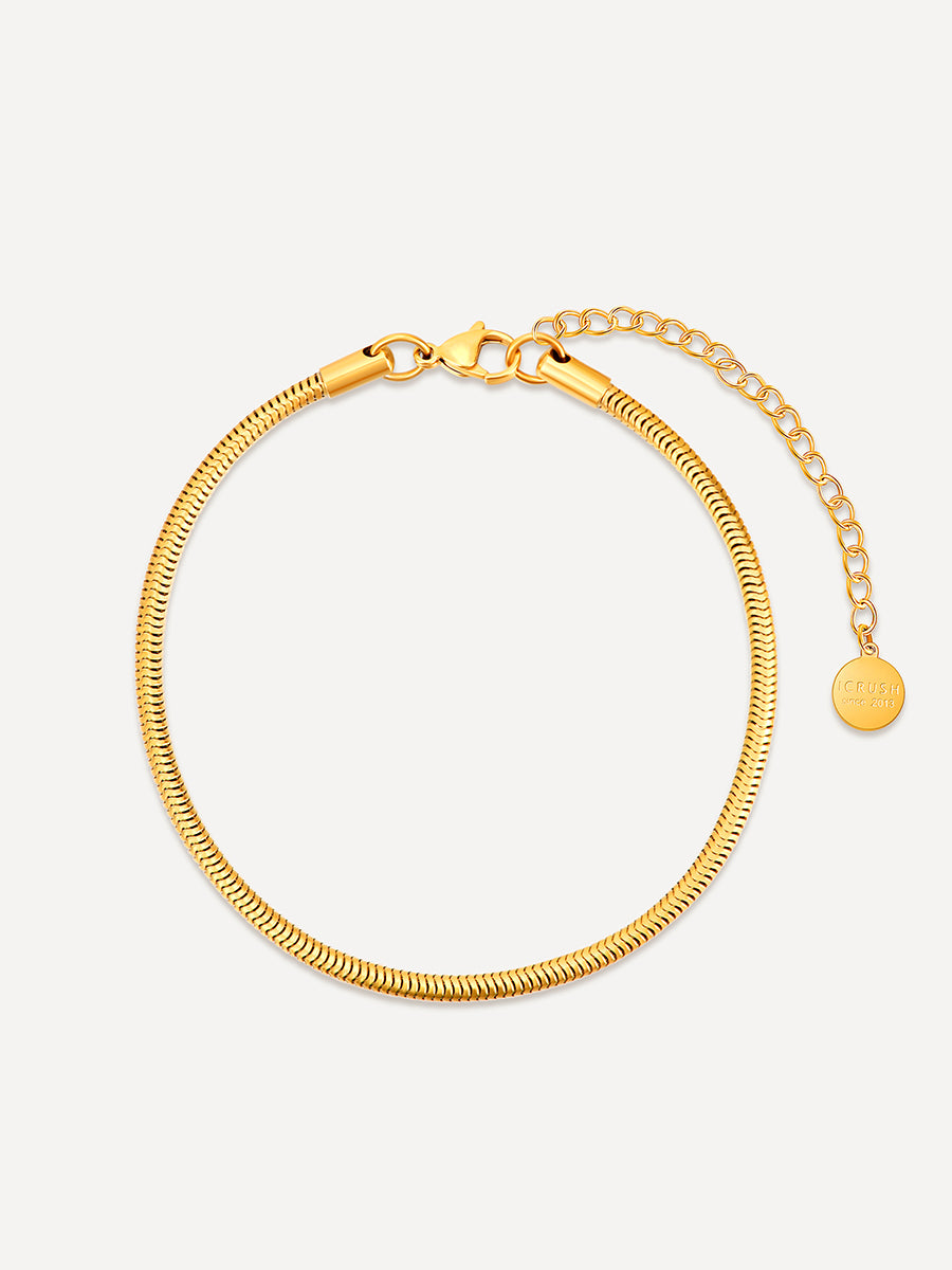 Round Sleek FUSSKETTCHEN Gold