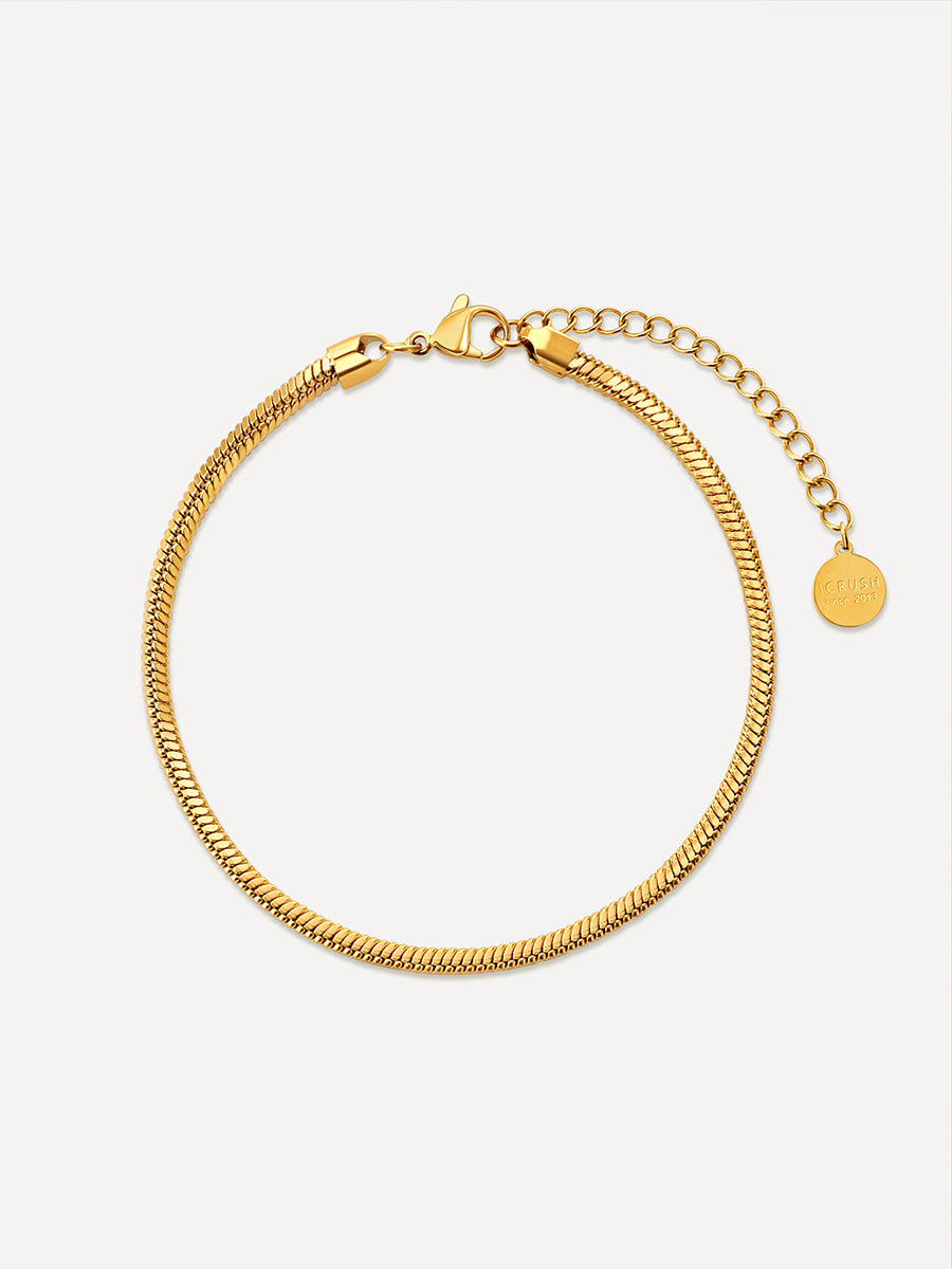 Classic Round Sleek FUSSKETTCHEN Gold