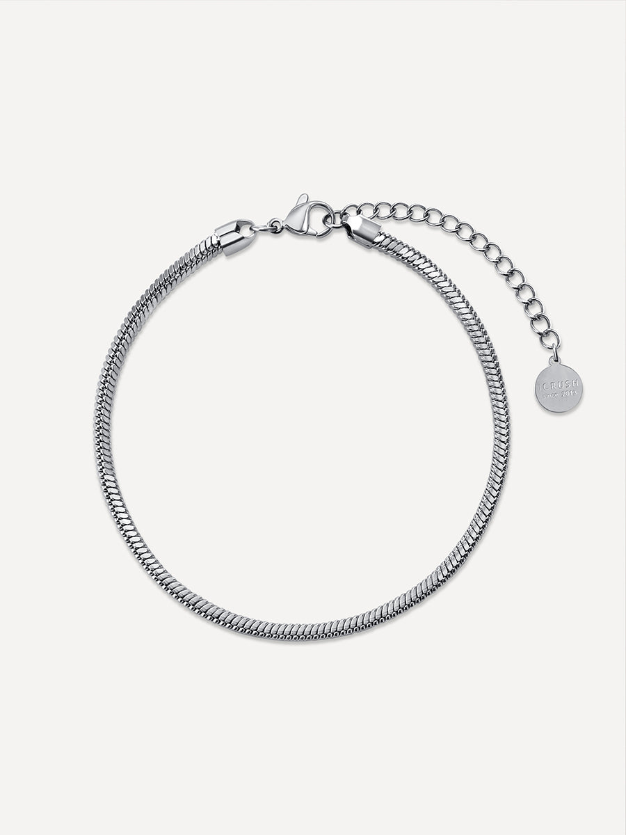 Classic Round Sleek FUSSKETTCHEN Silber