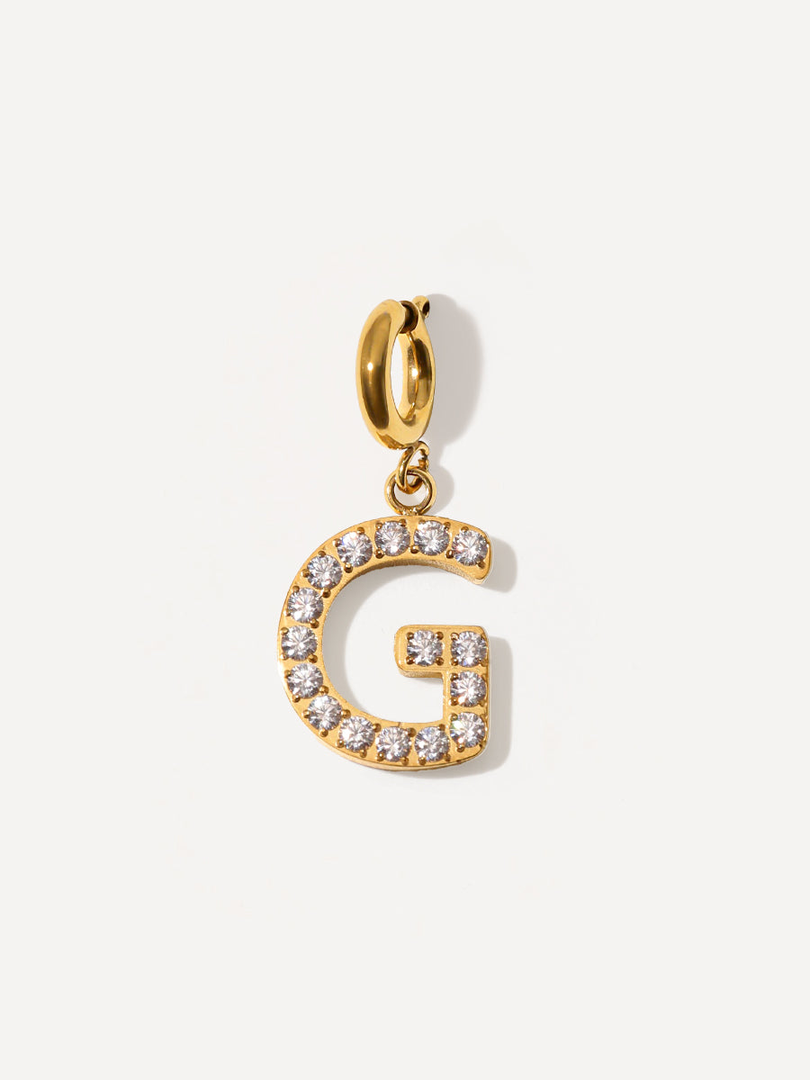 Brilliant Letter Ketten-Charm - G