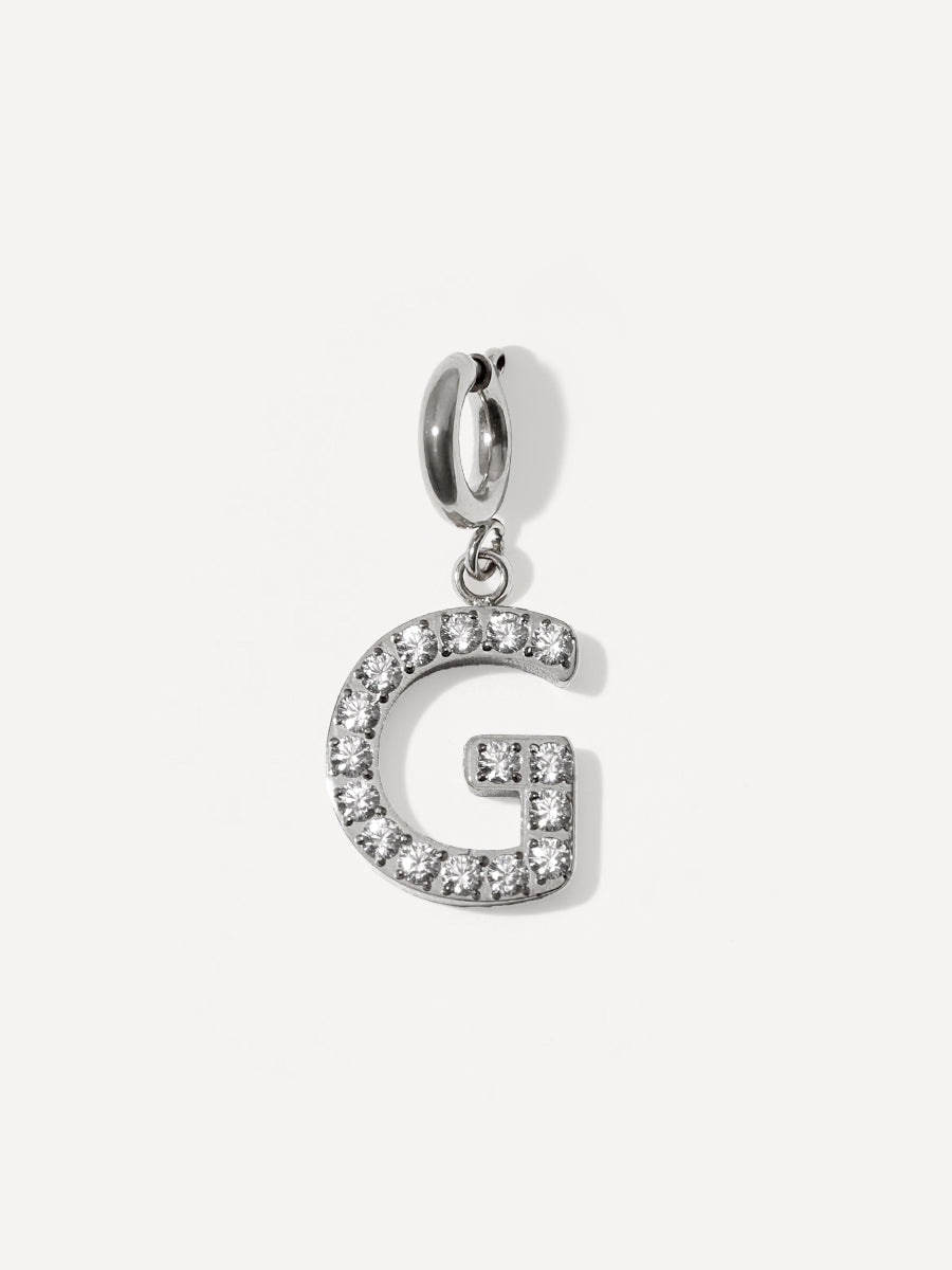 Brilliant Letter Ketten-Charm - G