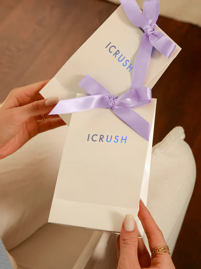GESCHENKVERPACKUNG-Purple Ribbon