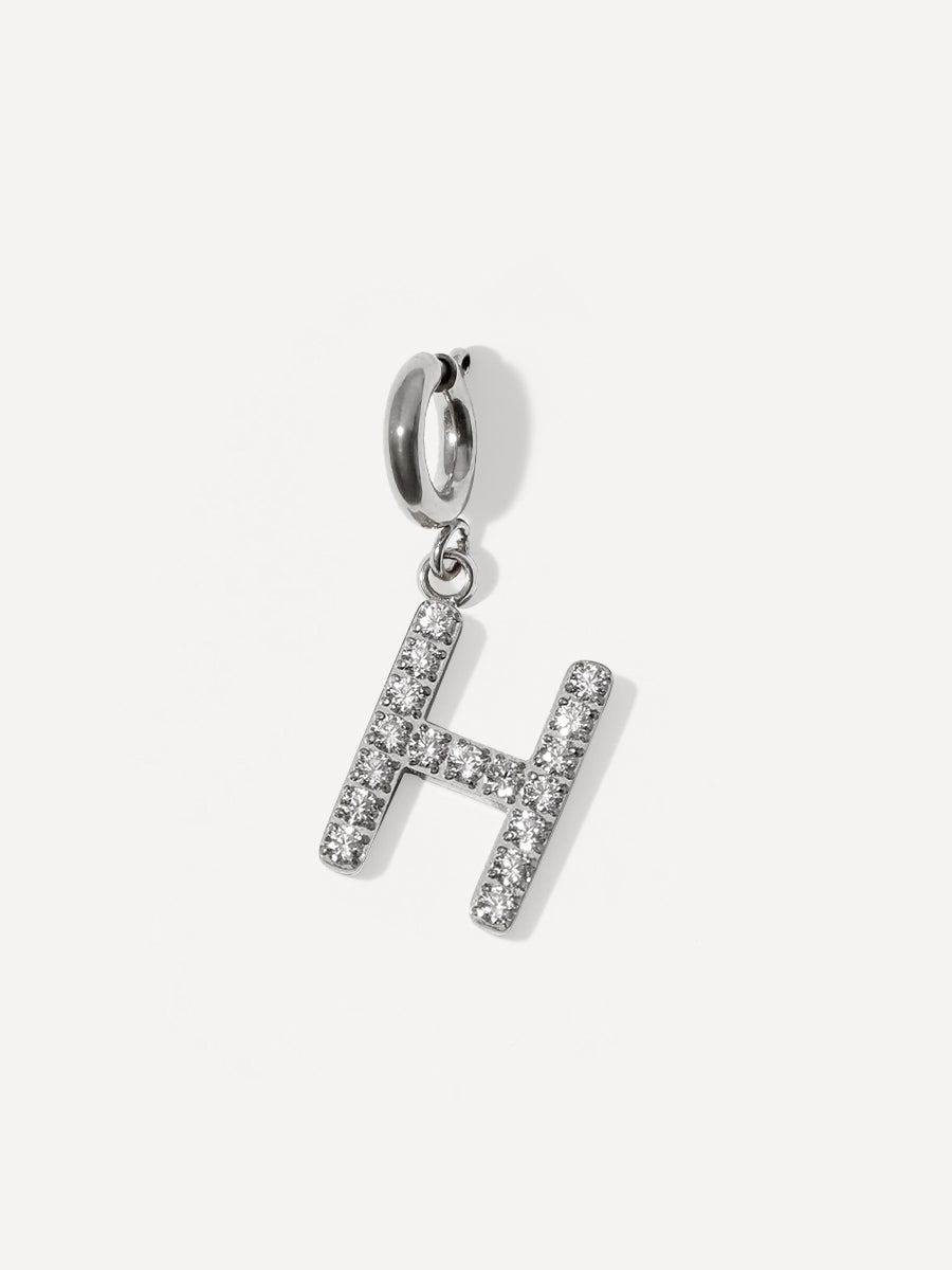 Brilliant Letter Ketten-Charm - H