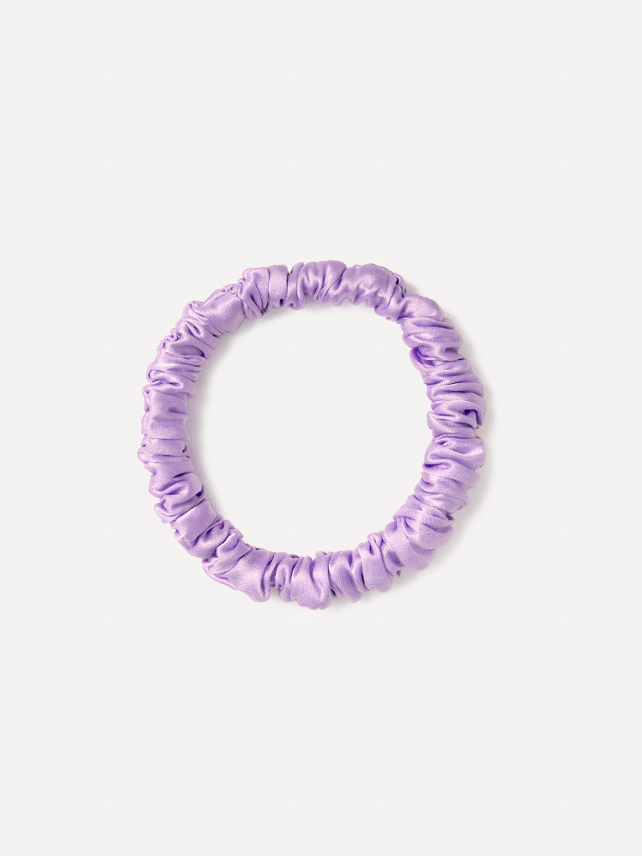 Serene Pure Silk Scrunchie Light Purple