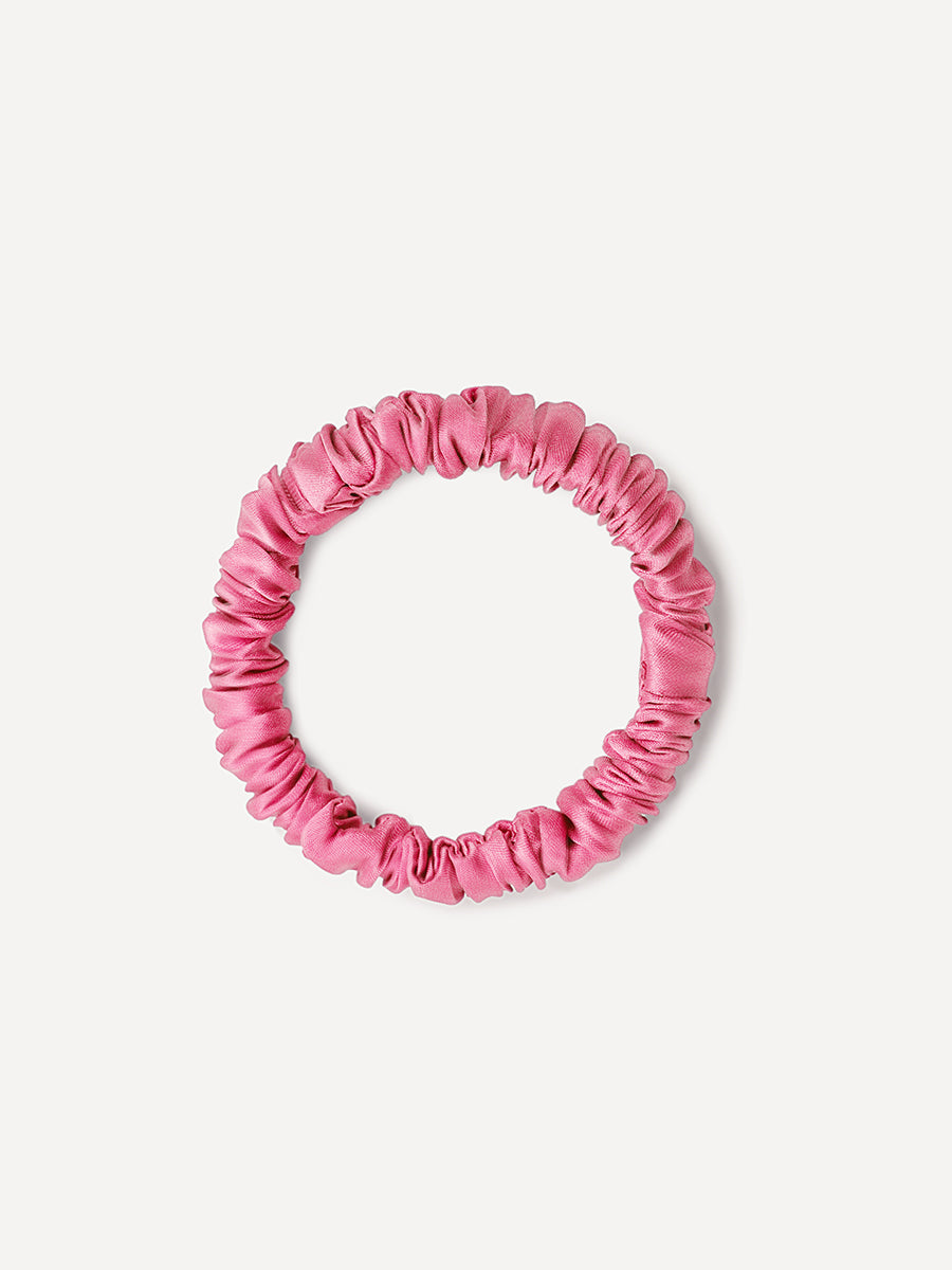 Serene Pure Silk Scrunchie Rose Pink