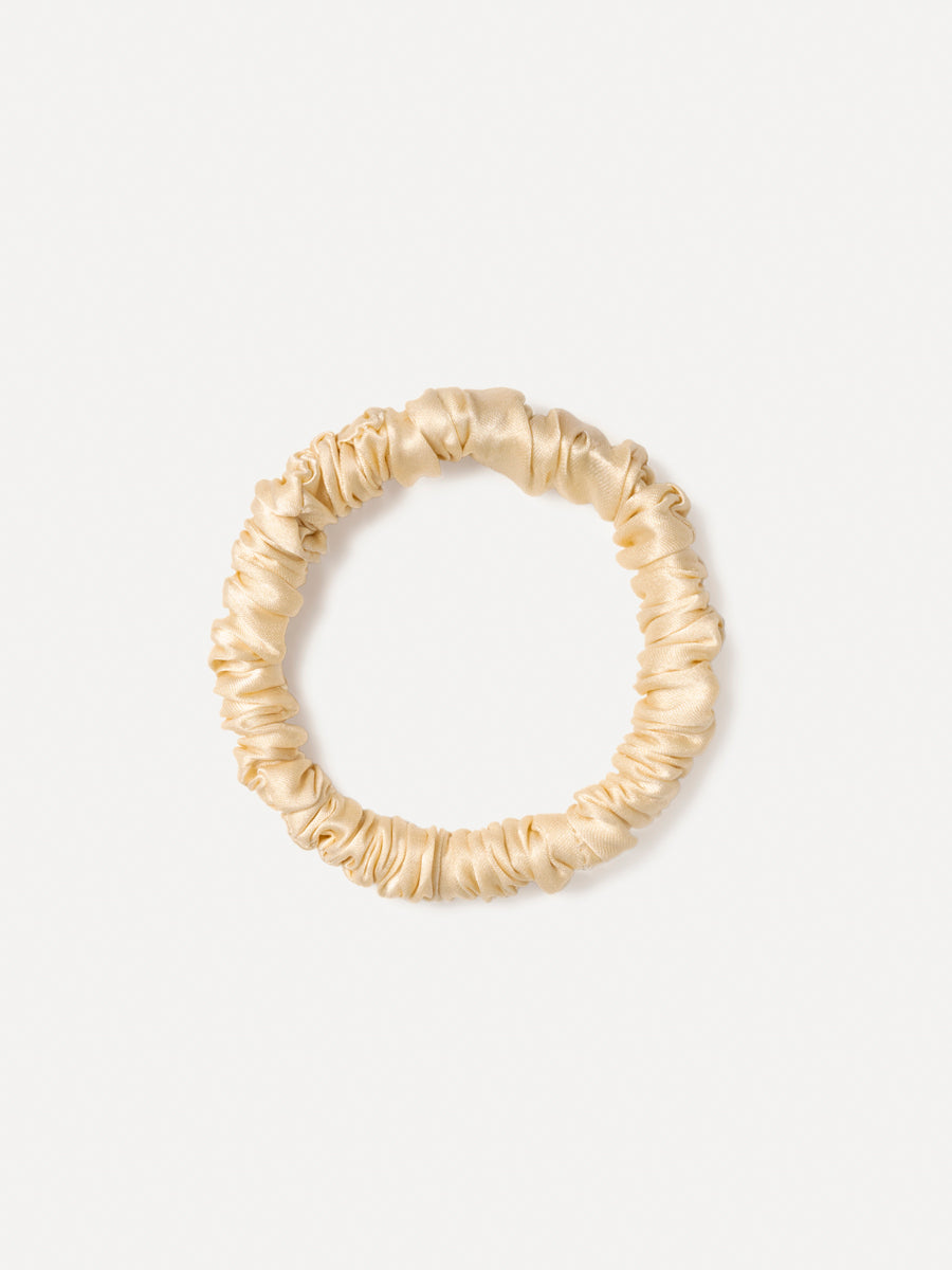 Serene Pure Silk Scrunchie Light Apricot