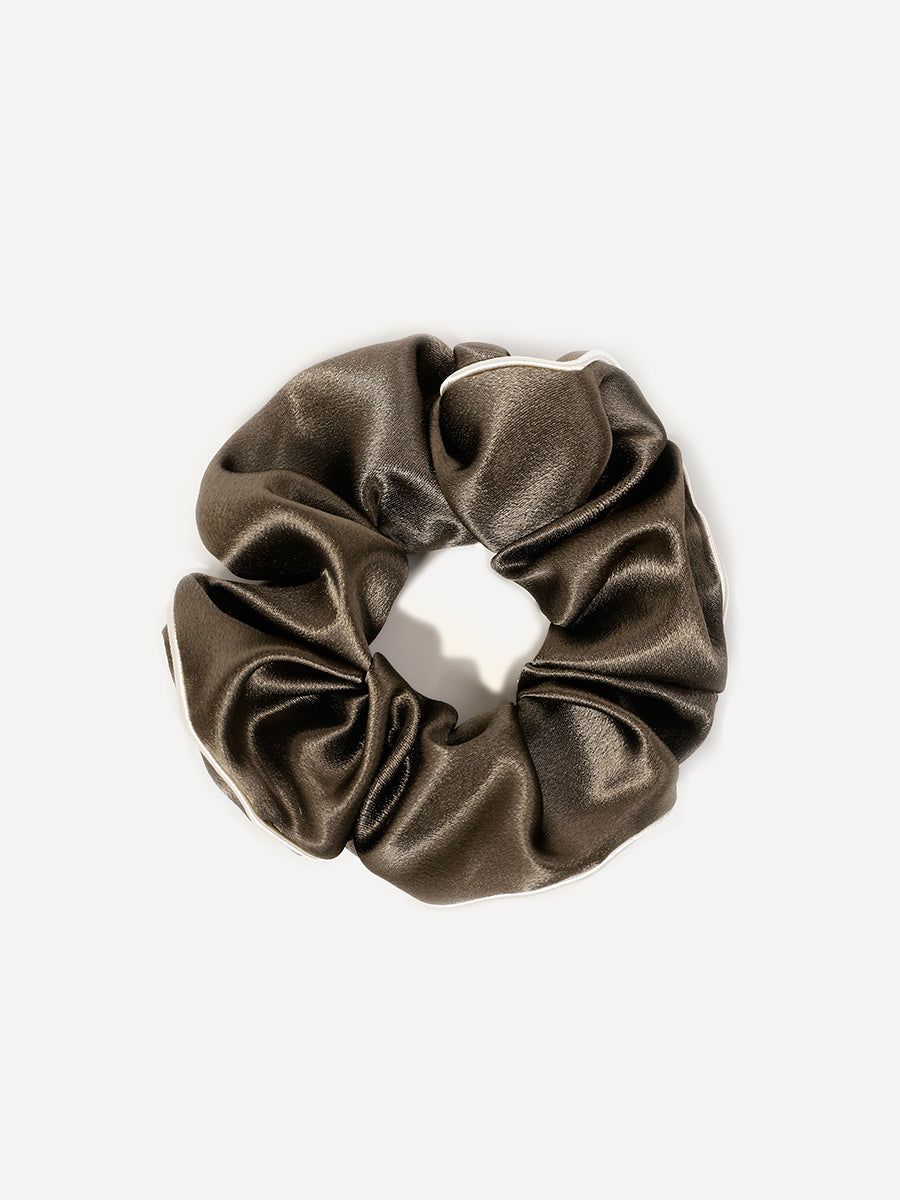 Olive Charm Scrunchie