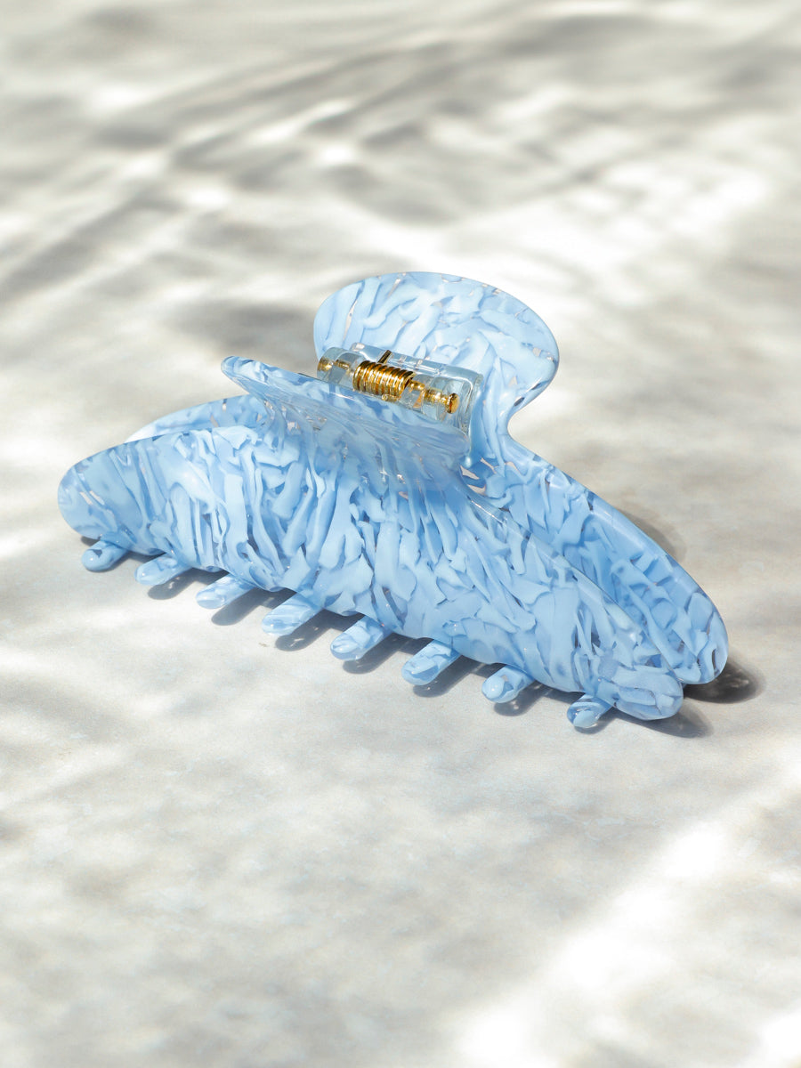 Serenade hair clip Blue Ripples