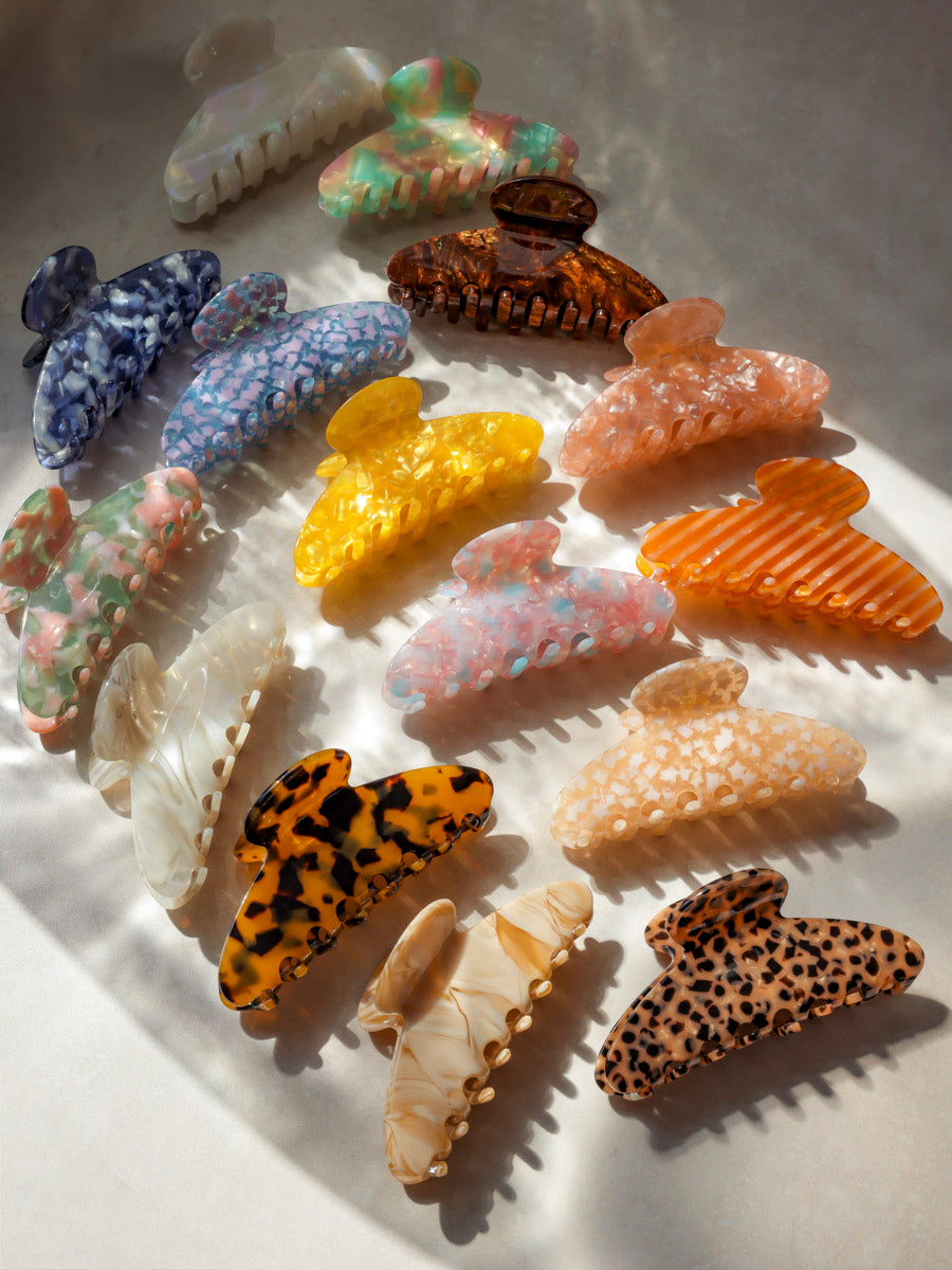 Serenade Haarklammer Green-striped