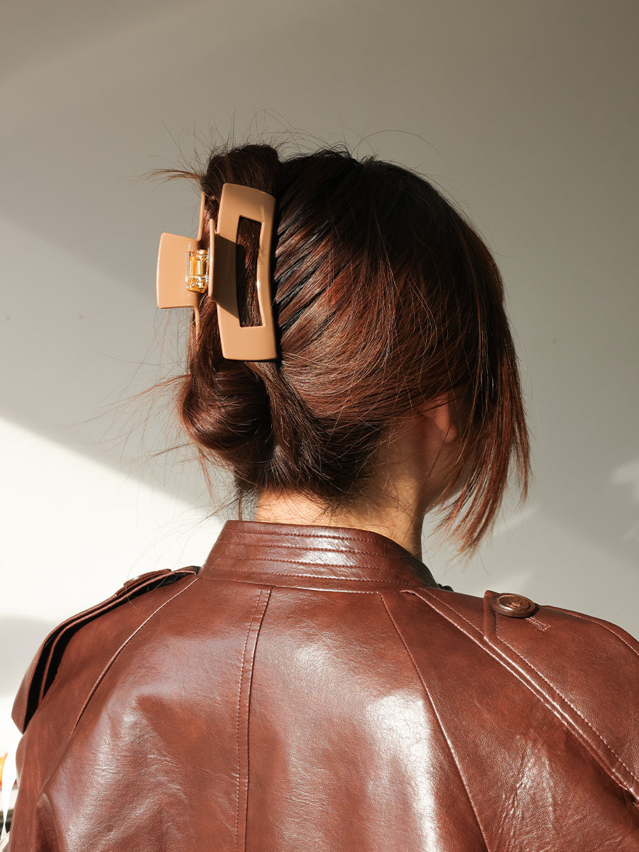 Modern Style Haarklammer Light Brown