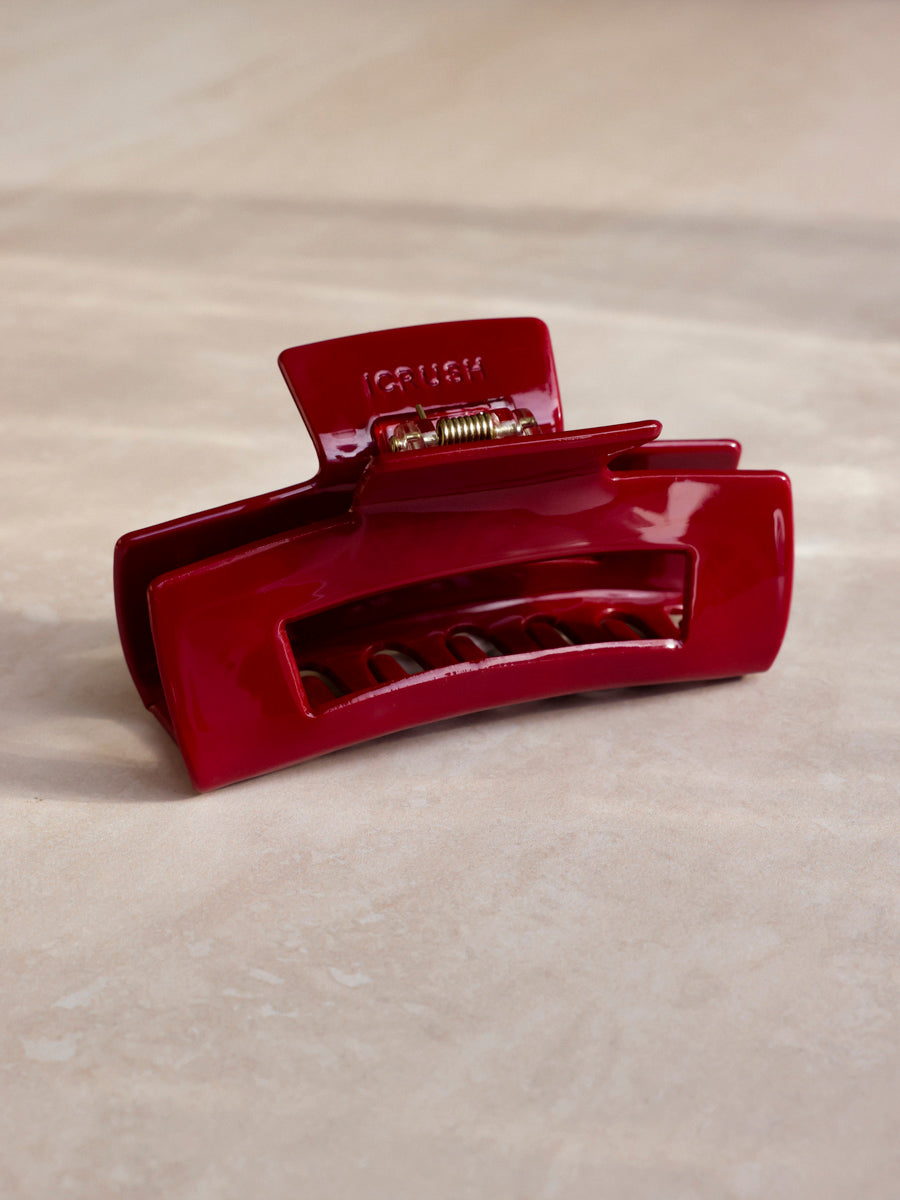 Modern Style Haarklammer Dark Red