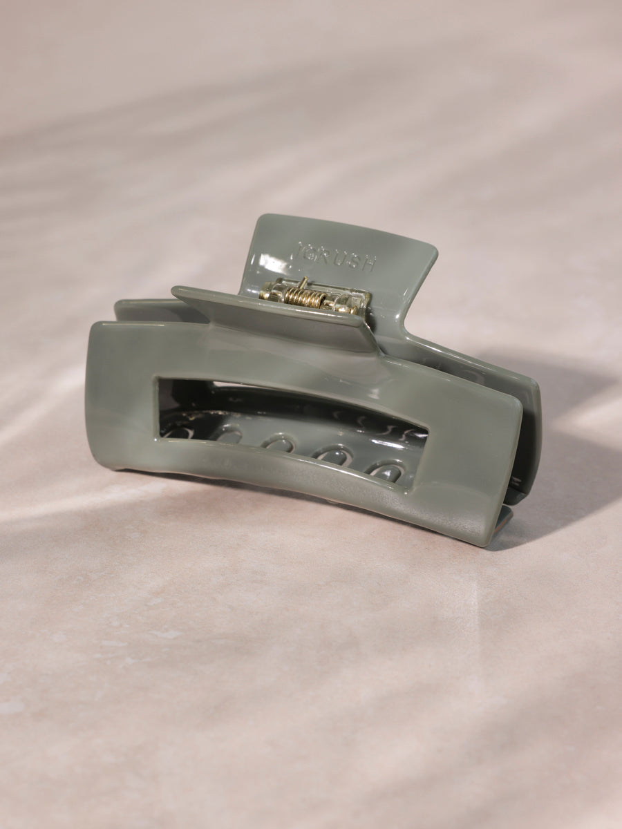 Modern Style Haarklammer Grey-green