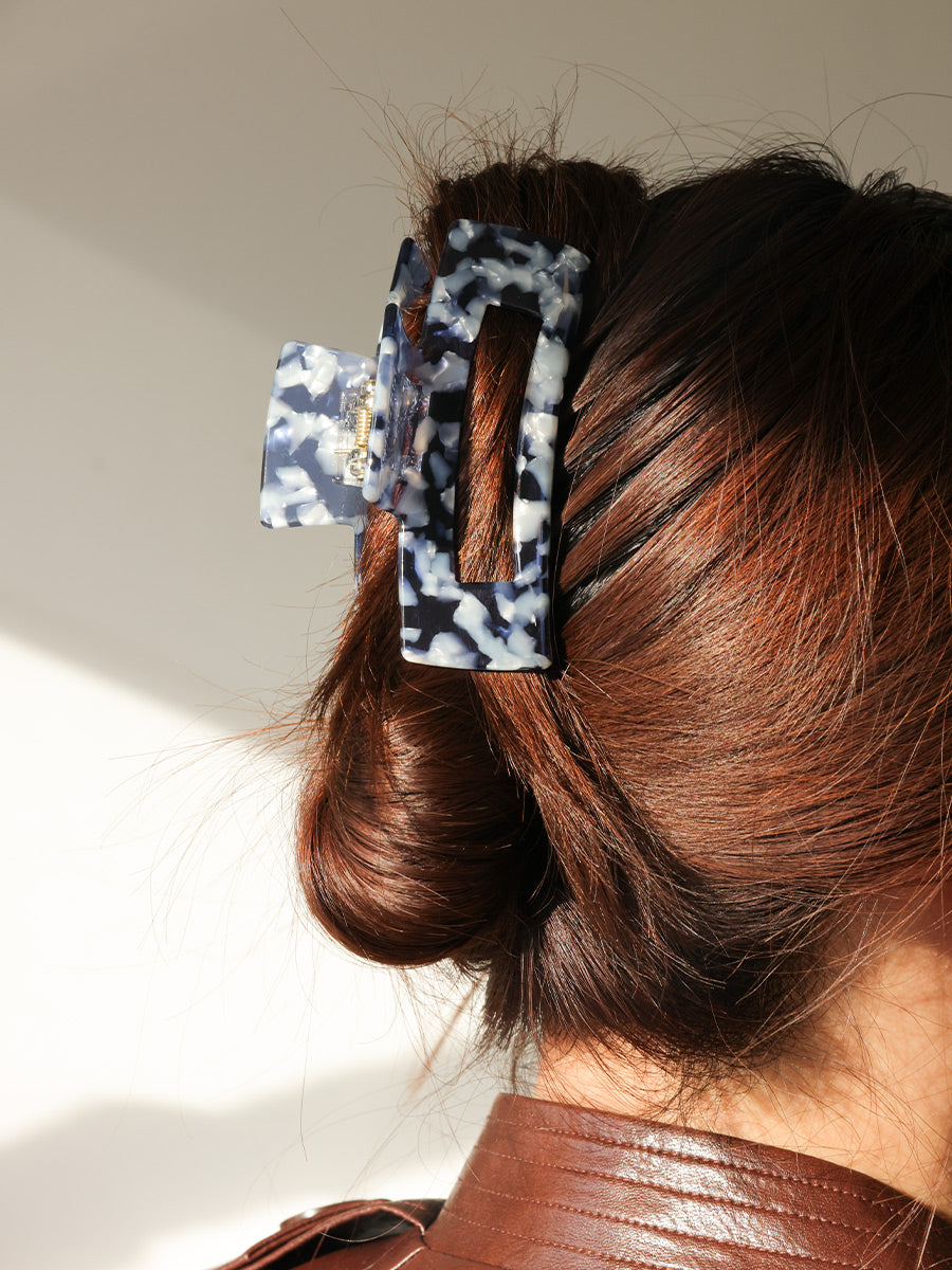 Modern Style Haarklammer Navy Blue