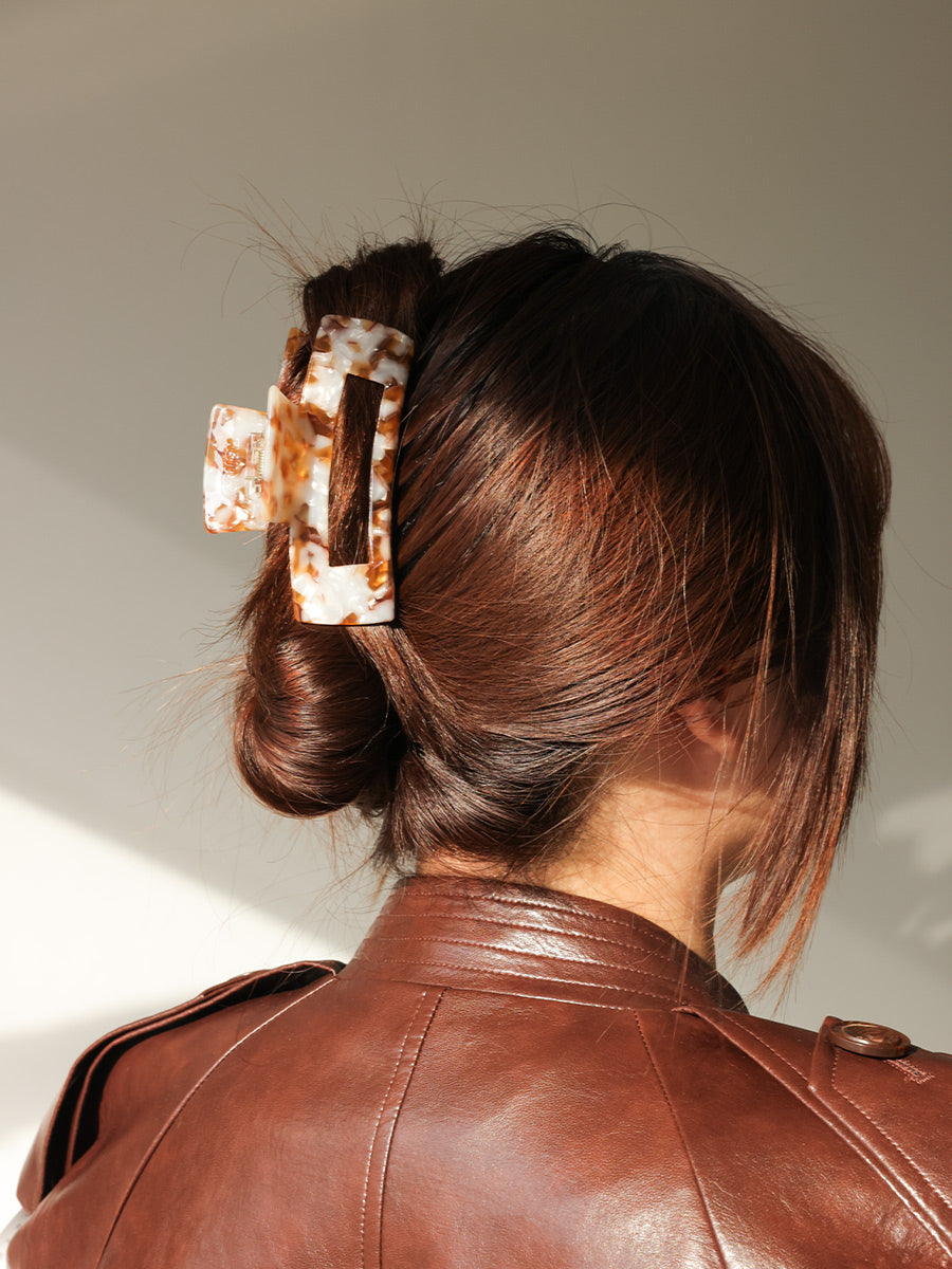 Modern Style Haarklammer Caramel Color