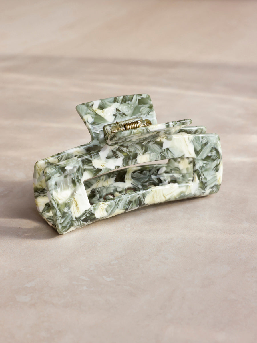 Modern Style Haarklammer Matcha Green