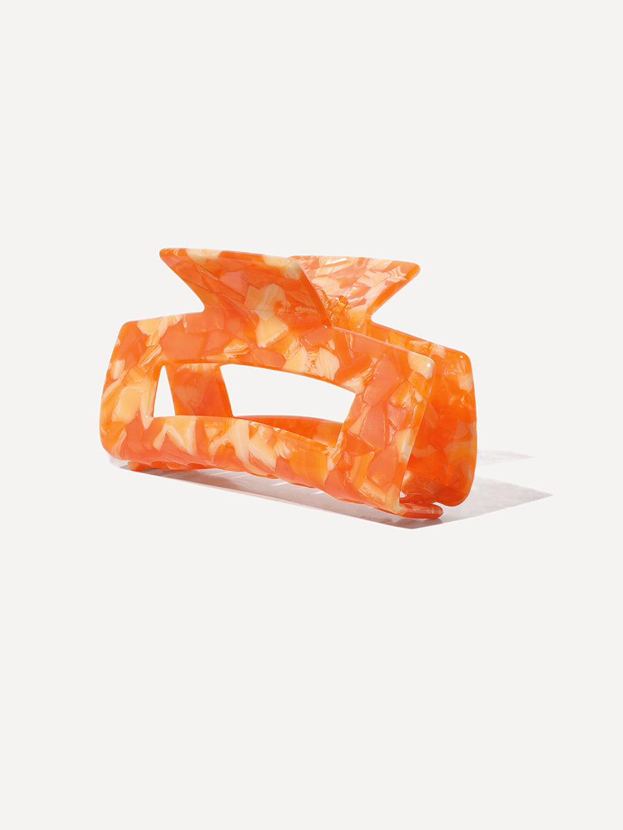 Modern Style Hair Clip Orange