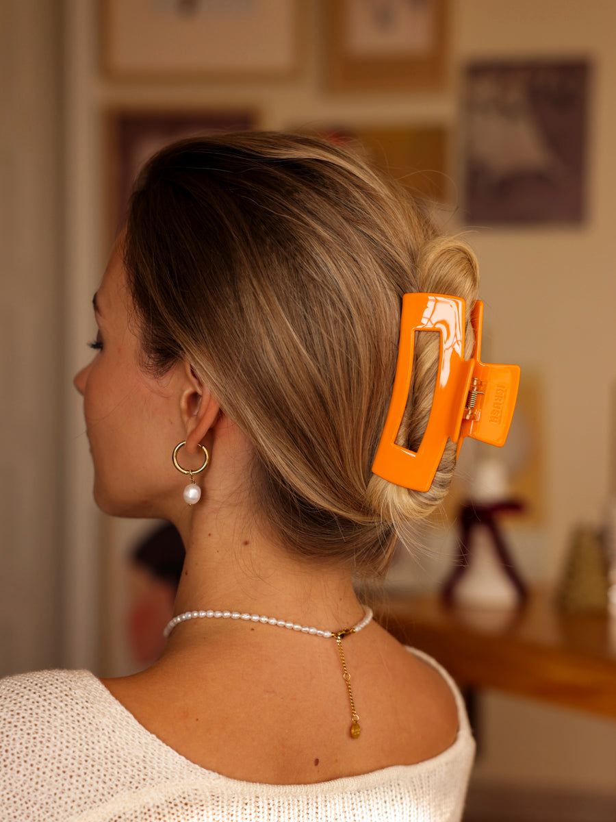 Modern Style Haarklammer Pure Orange