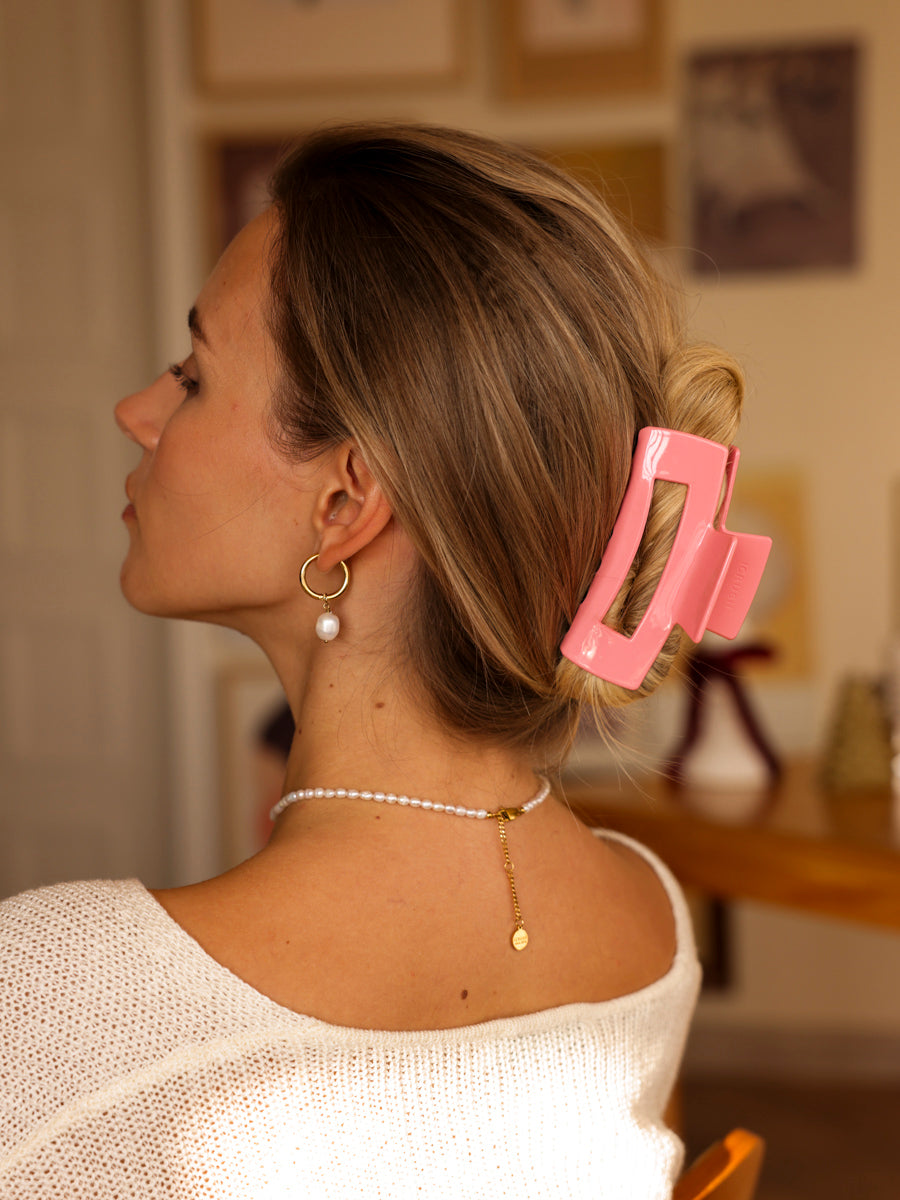 Modern Style Haarklammer Pink