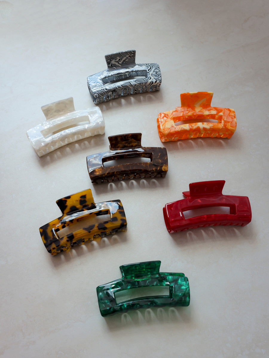 Modern Style Haarklammer Zebra-print