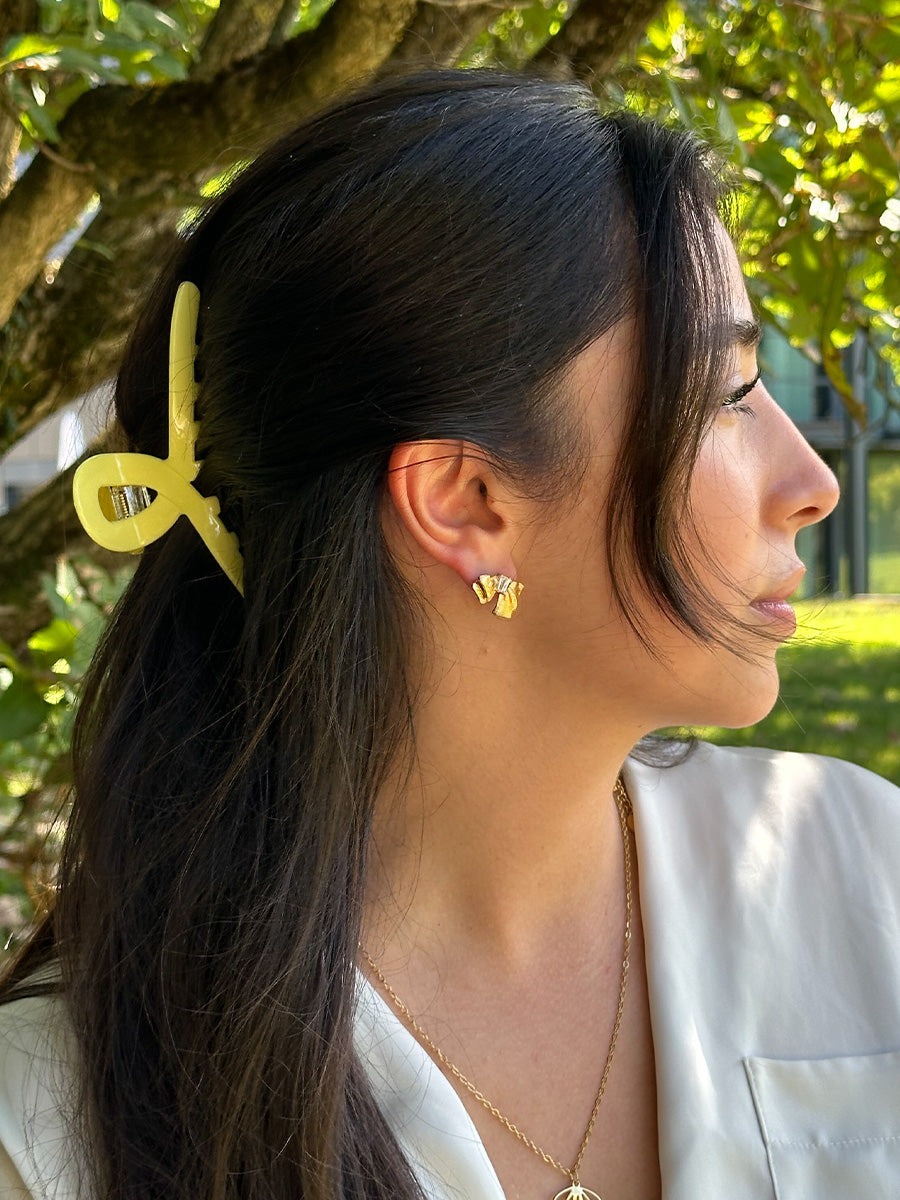 Delightful hair clip Light Yellow