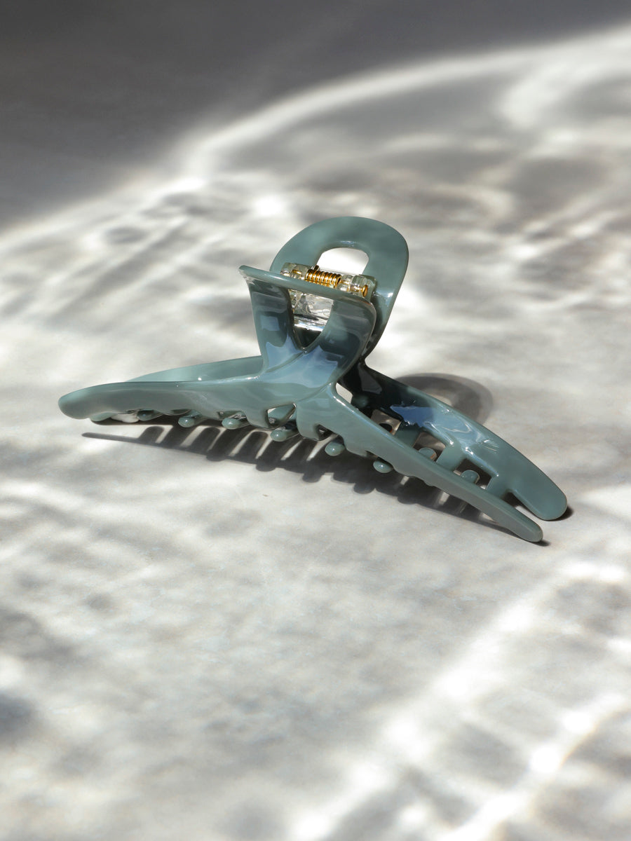 Delightful hair clip grey-green
