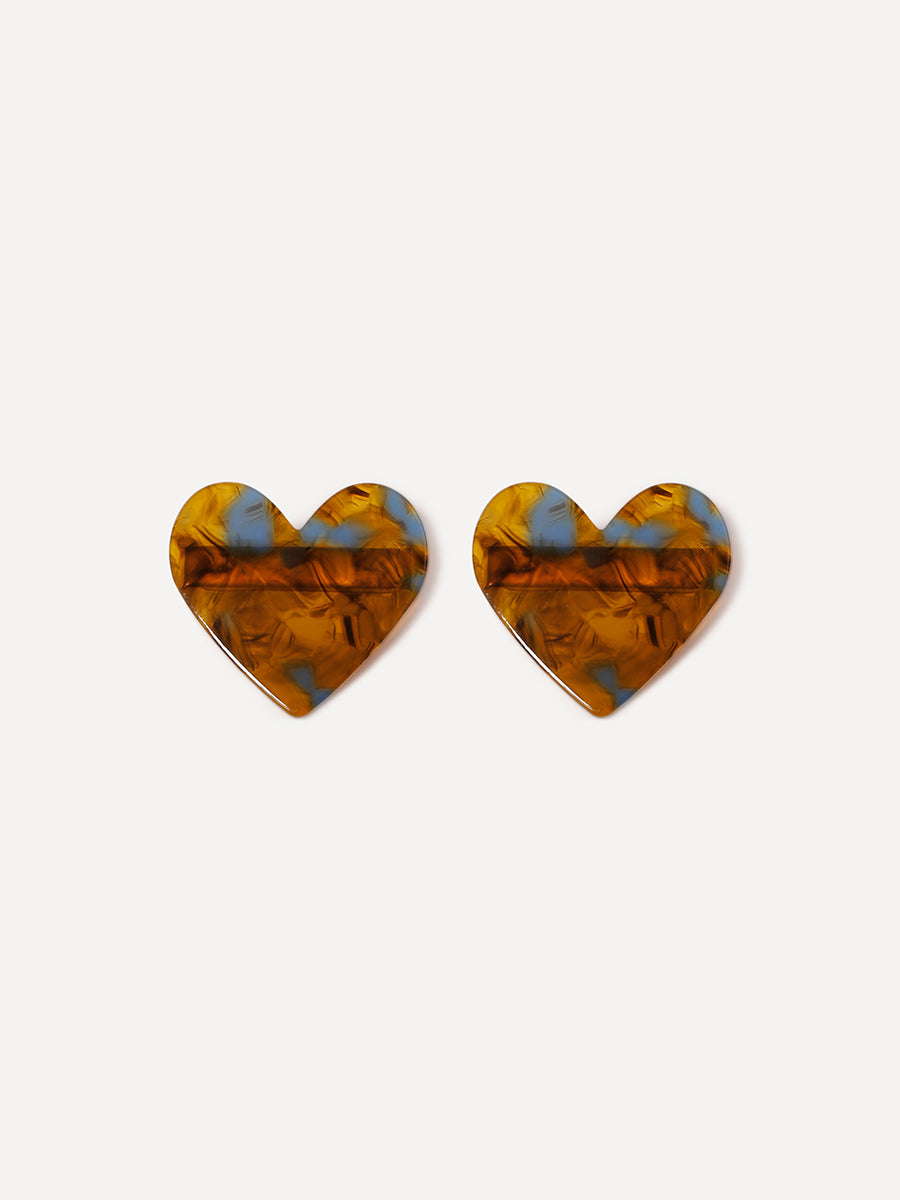Sweet Heart Mixed Color Set Hairpin