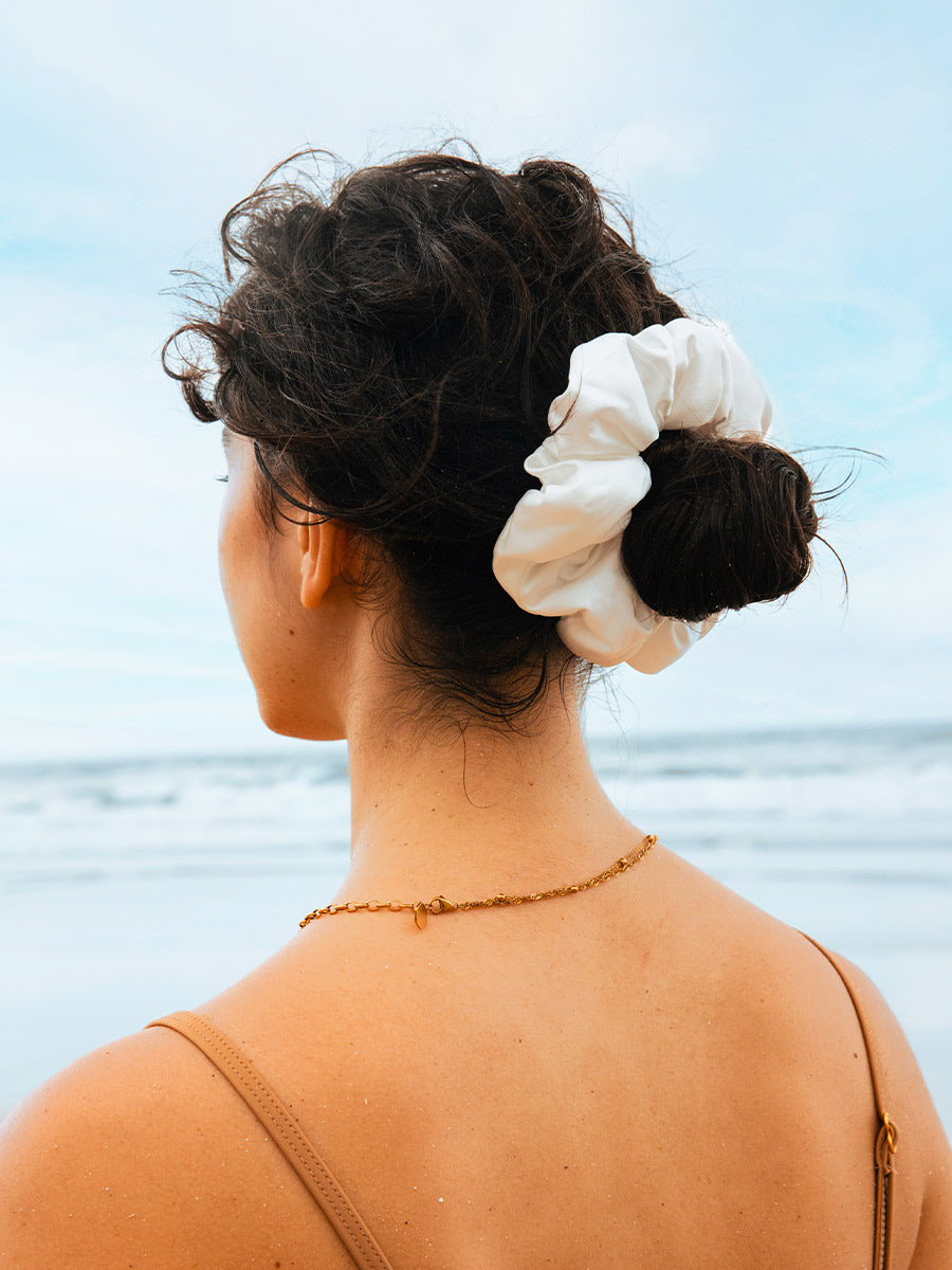 Fluffy Touch Pure Silk Scrunchie