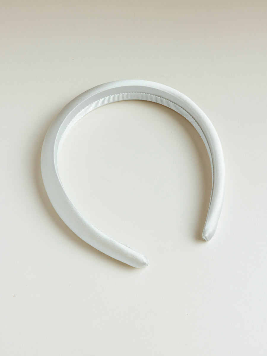 Charming Grace Pure Silk Haarreif White