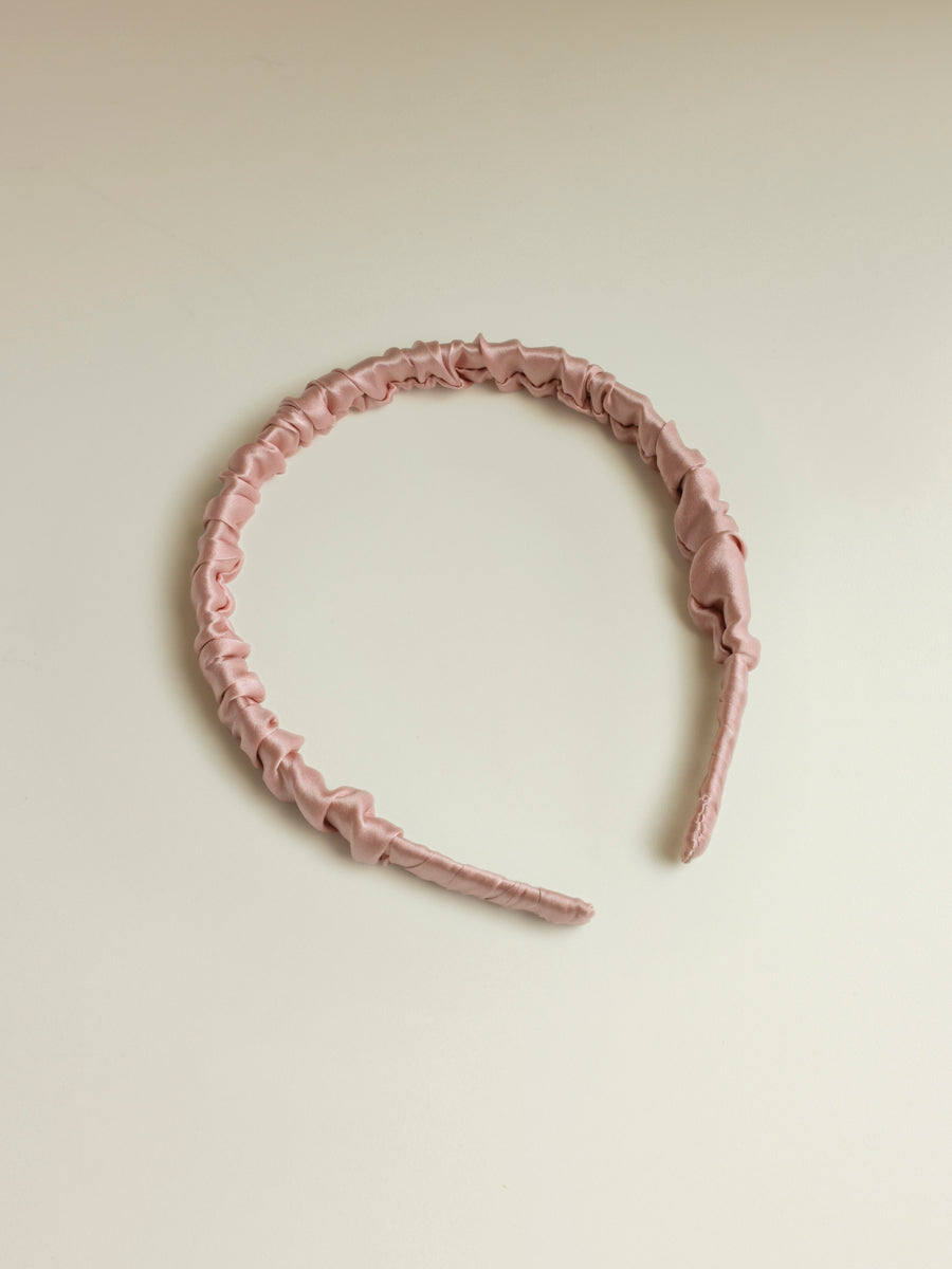 Elegant Hold Pure Silk Haarreif Pink