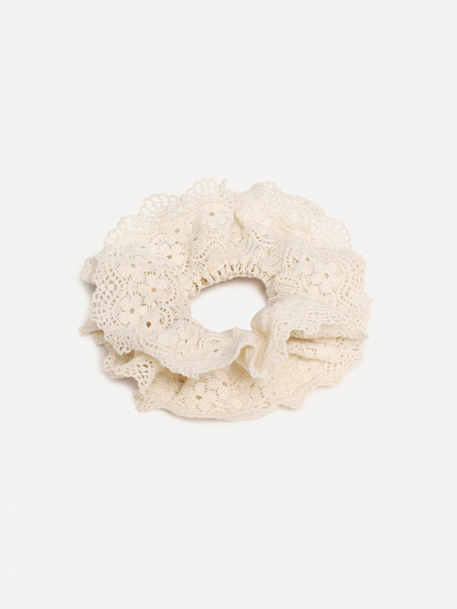 Lace Bloom Scrunchie