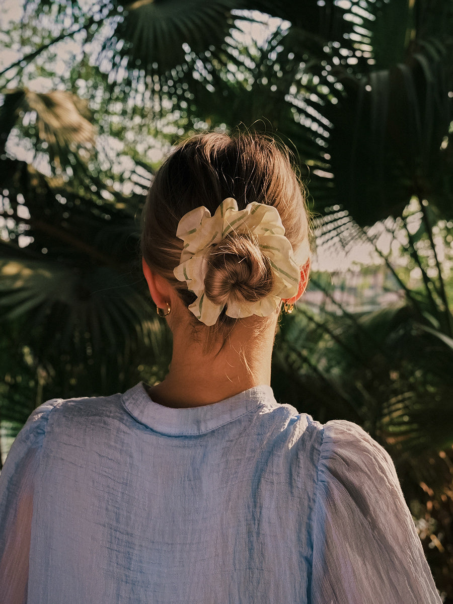 Fresh Wave Green Scrunchie