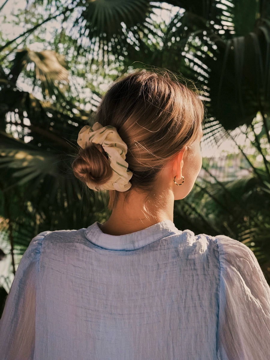 Fresh Wave Green Scrunchie
