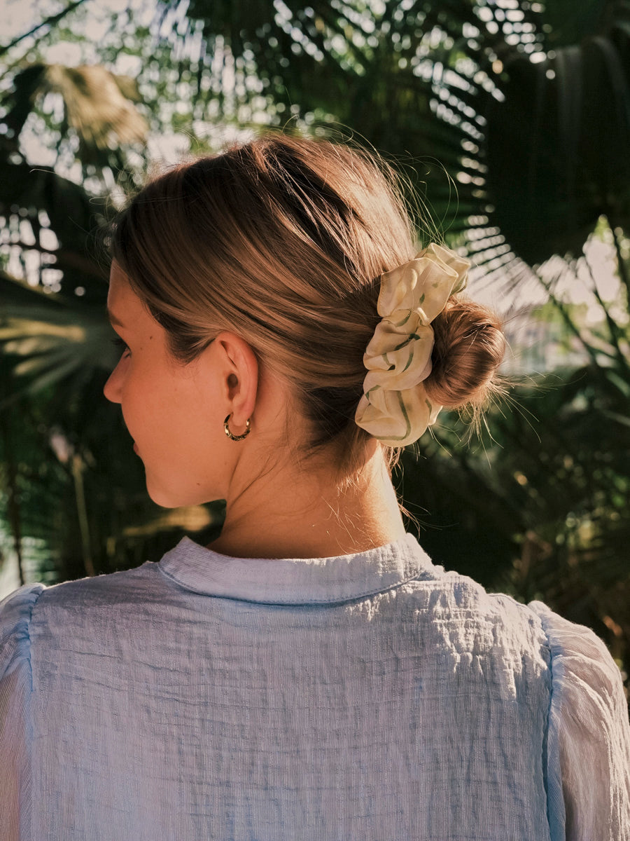 Fresh Wave Green Scrunchie