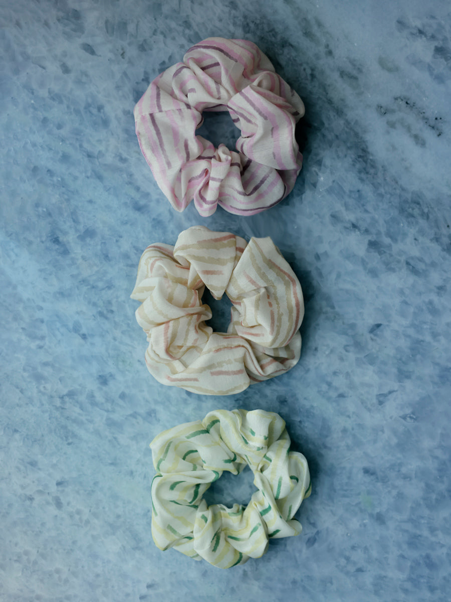 Fresh Wave Green Scrunchie